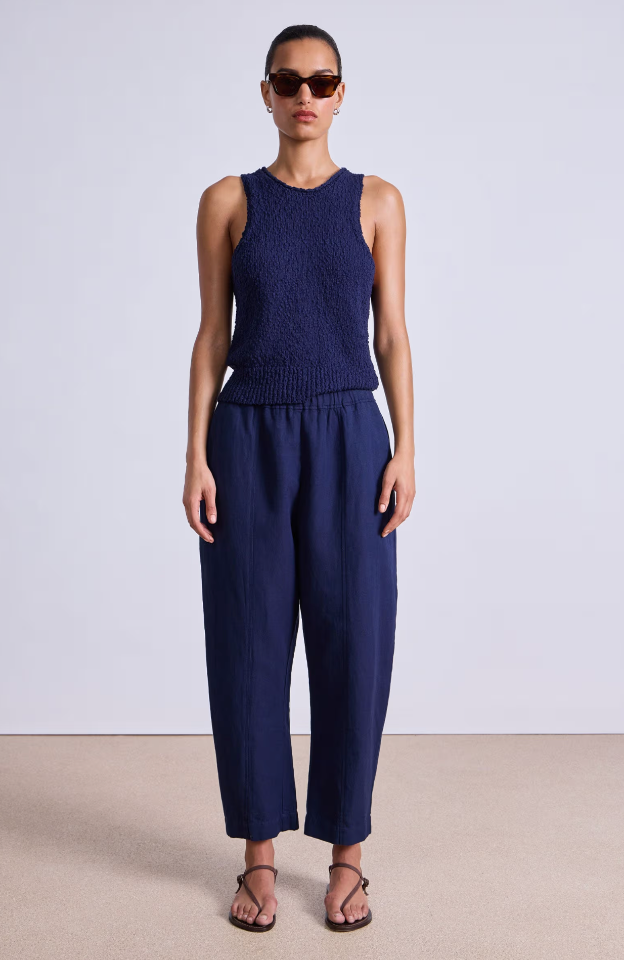 Sauna Pant Navy | Apiece Apart | MARKET 