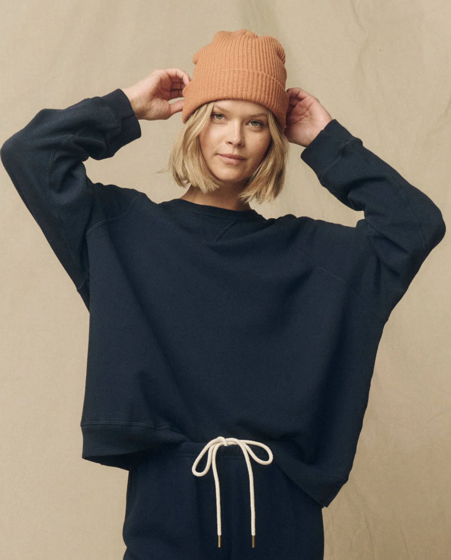 Slouch Sweatshirt true navy | The Great | MARKET 