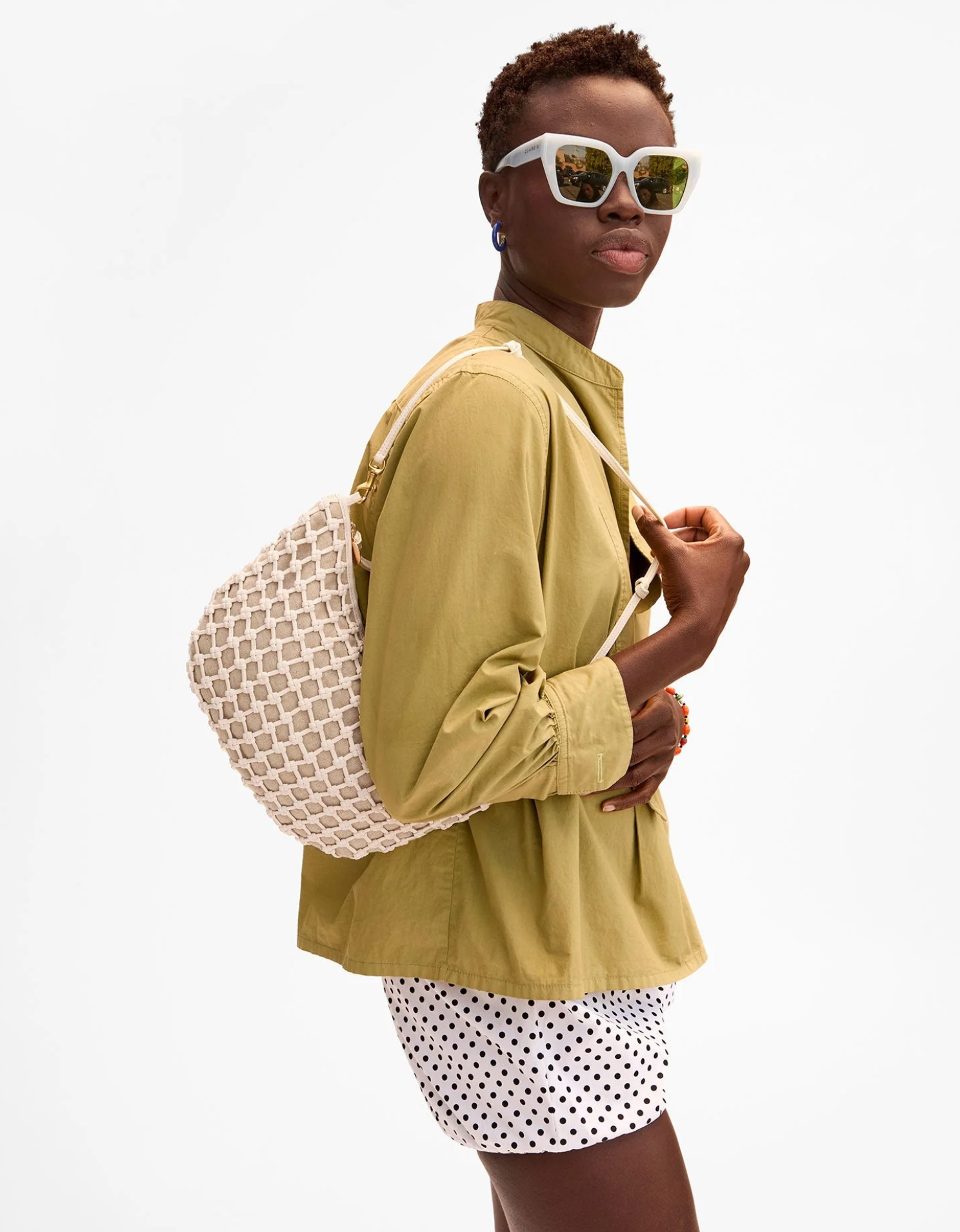 Lune Bag white | Clare V | MARKET