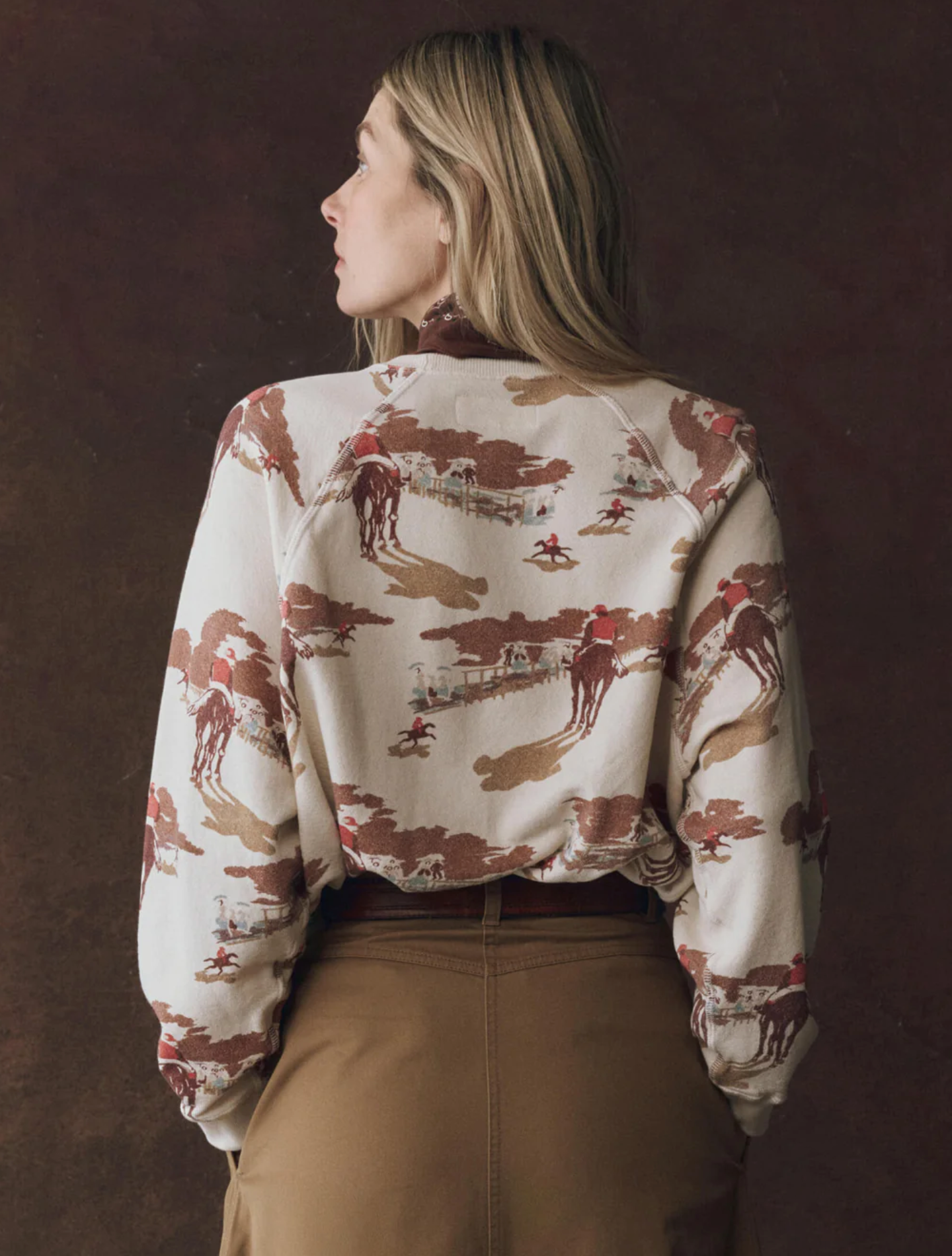 Riding horses slouch sweatshirt | The Great | MARKET