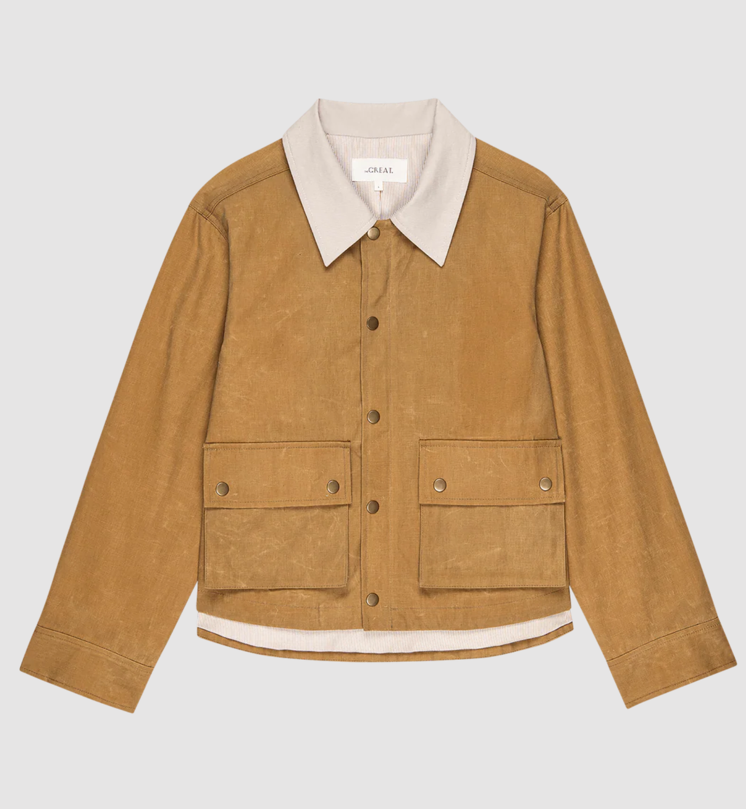 Wax Swing Jacket Camel | The Great | MARKET 