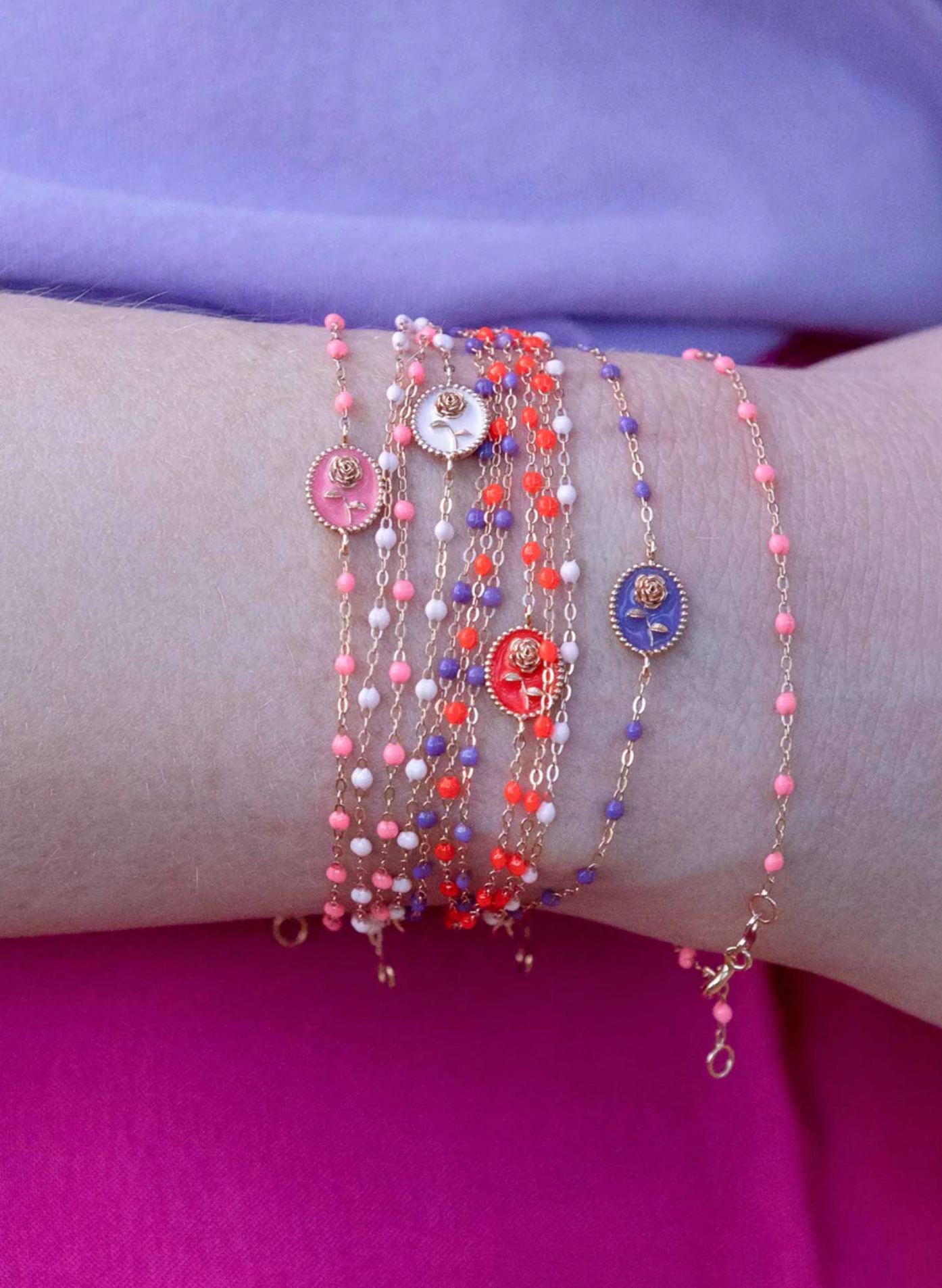 Gigi mixed colors & pendant bracelets | Gigi Clozeau | MARKET