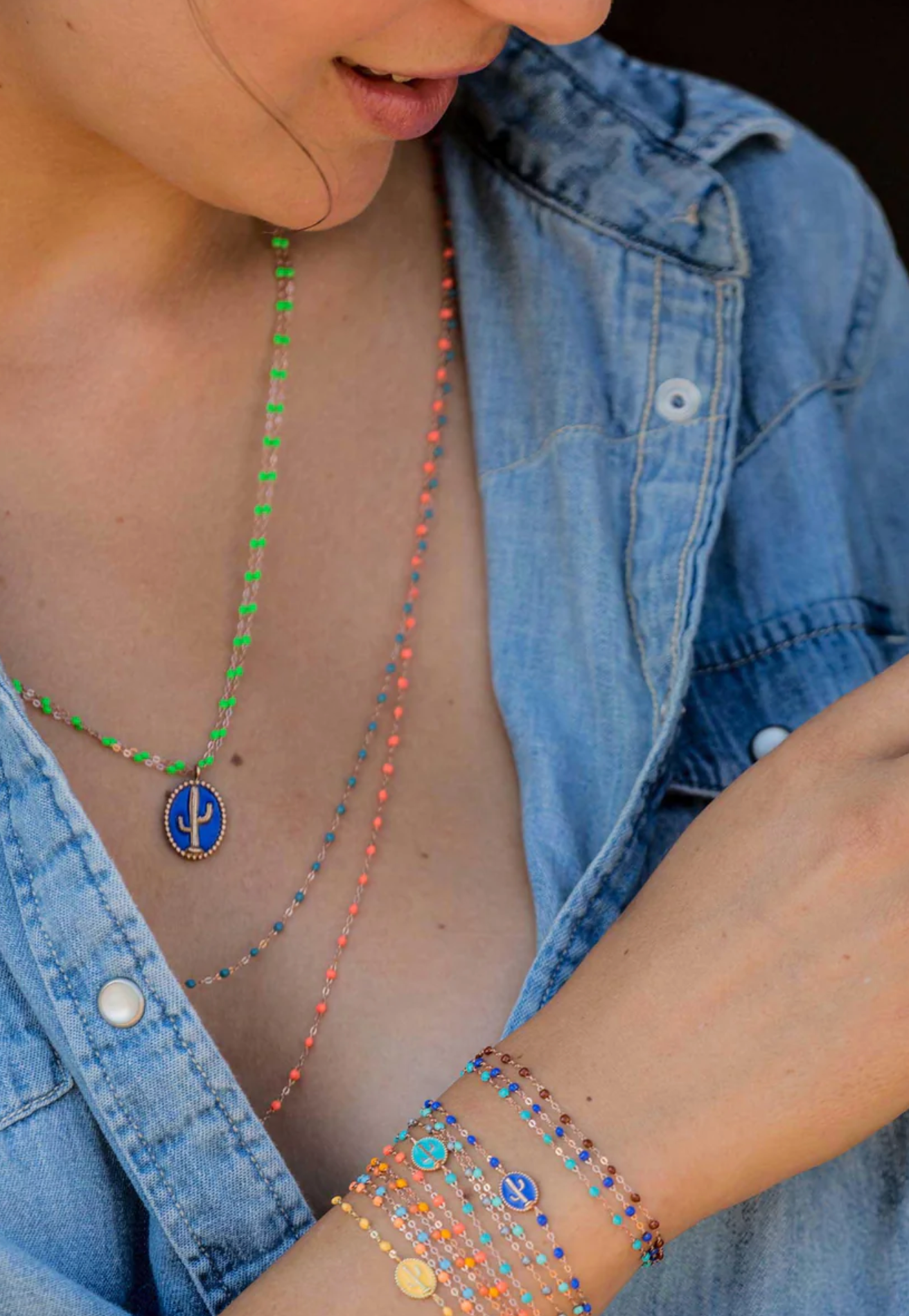 Gigi mixed colors & pendant bracelets | Gigi Clozeau | MARKET