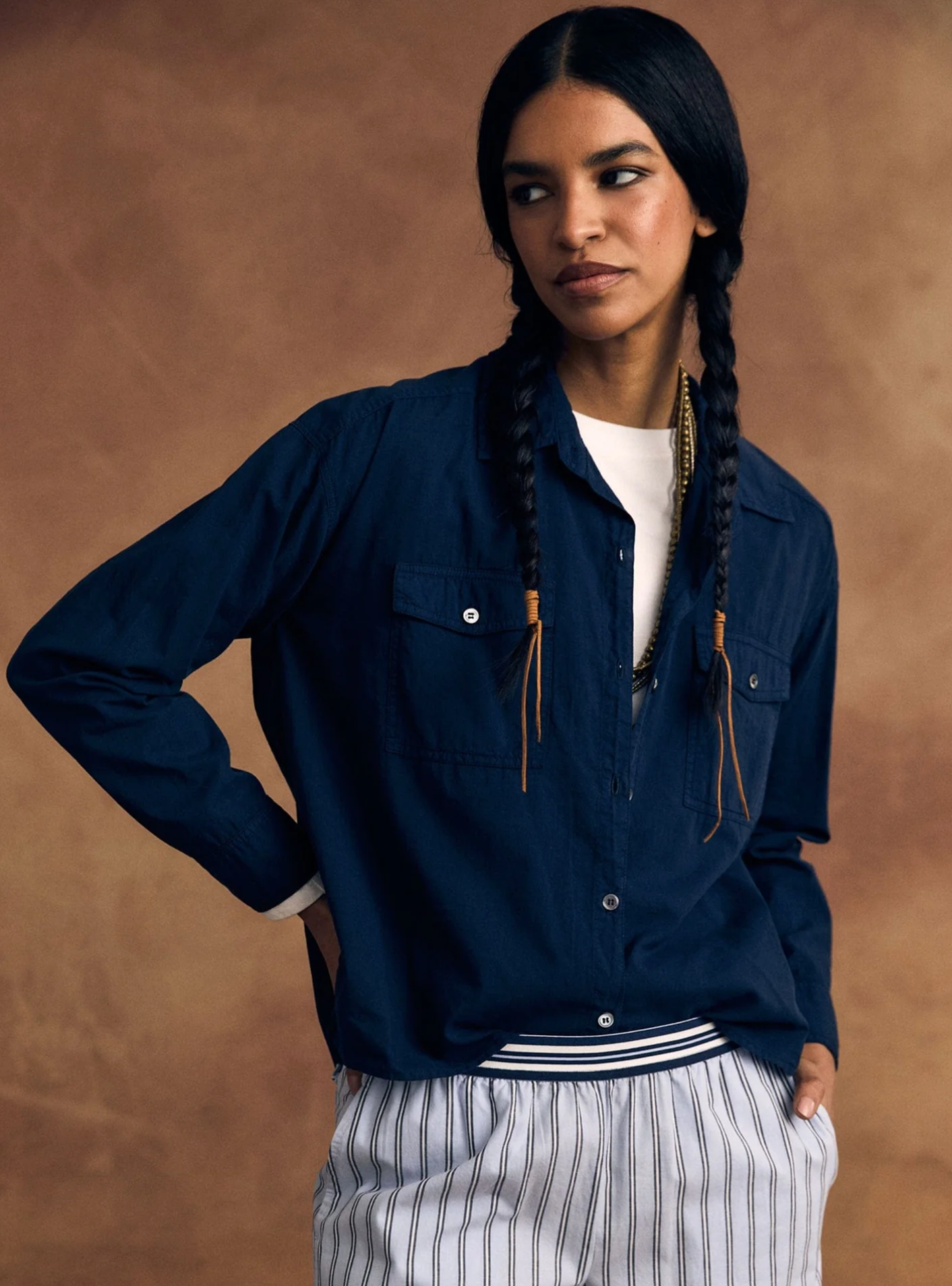 Archie shirt navy | Xirena | MARKET
