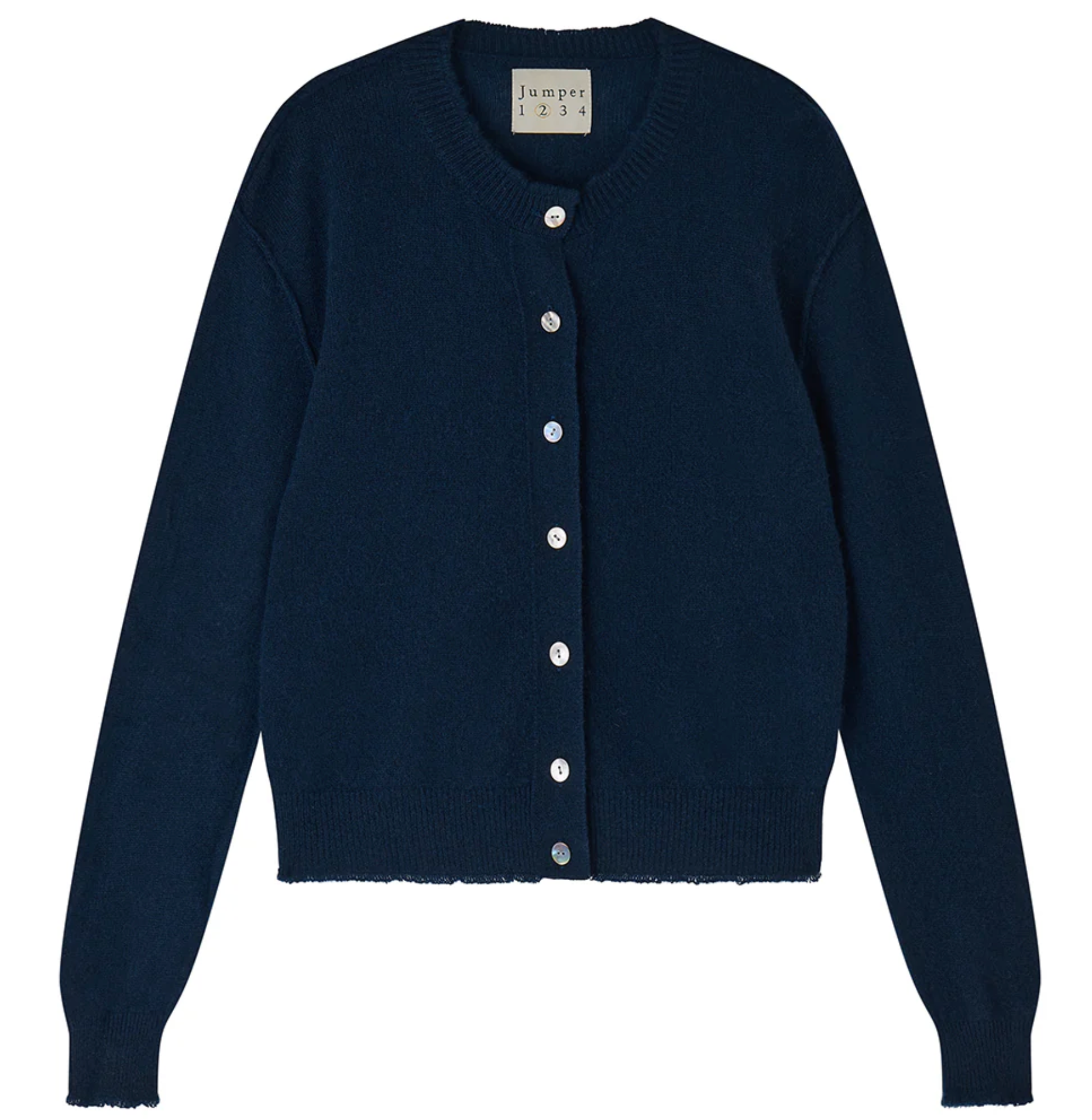 Distressed Cardigan navy| Jumper | MARKET