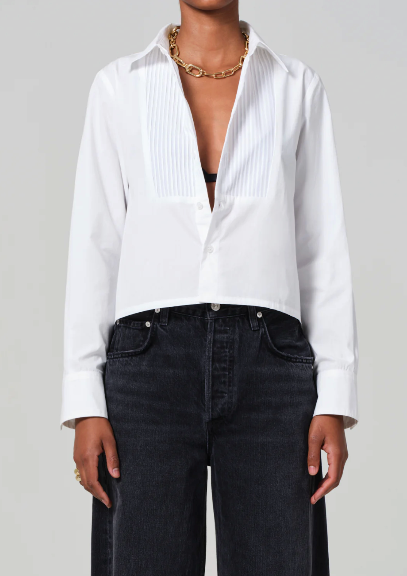 Fino tux blouse in white |  COH | MARKET