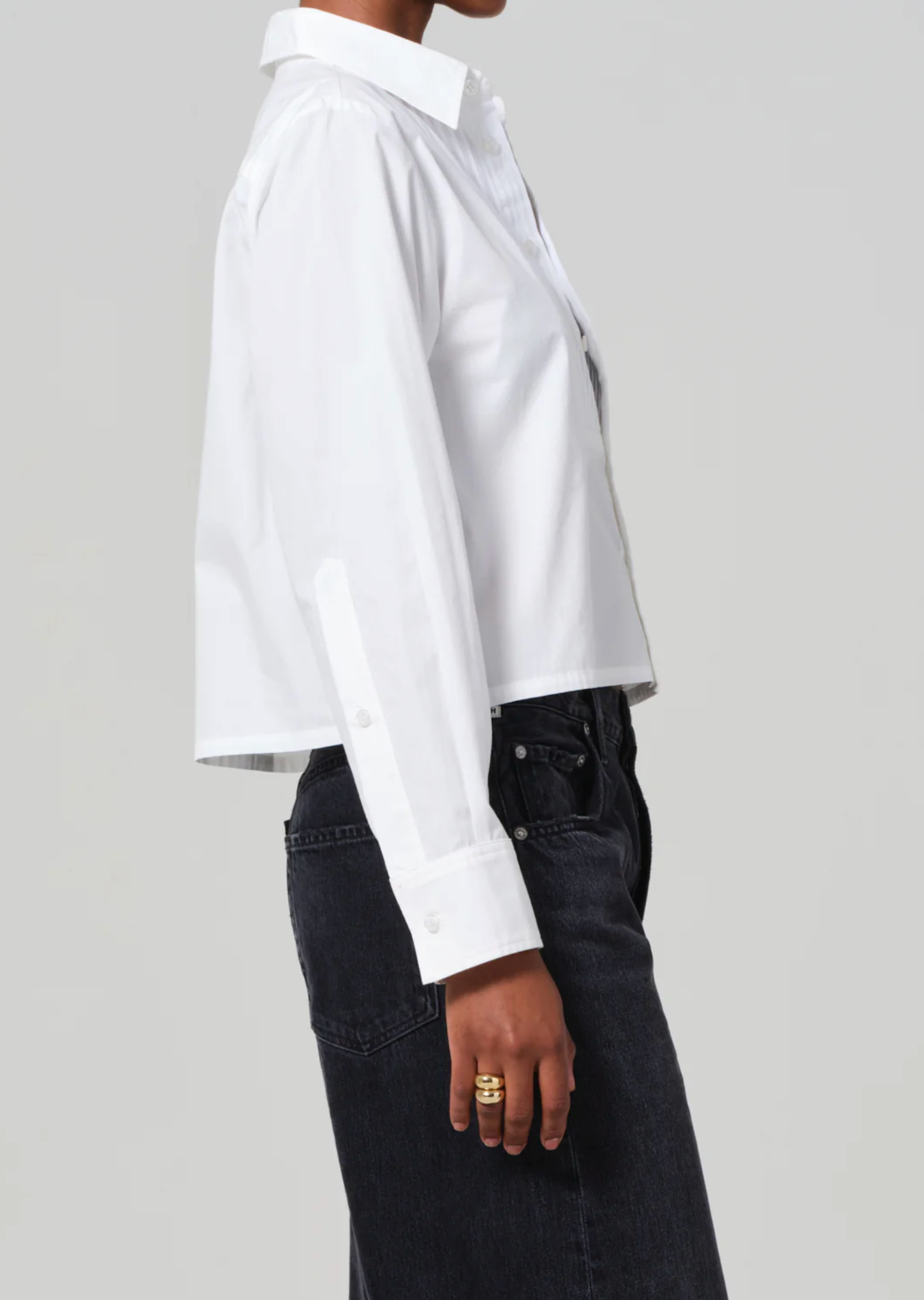 Fino tux blouse in white |  COH | MARKET