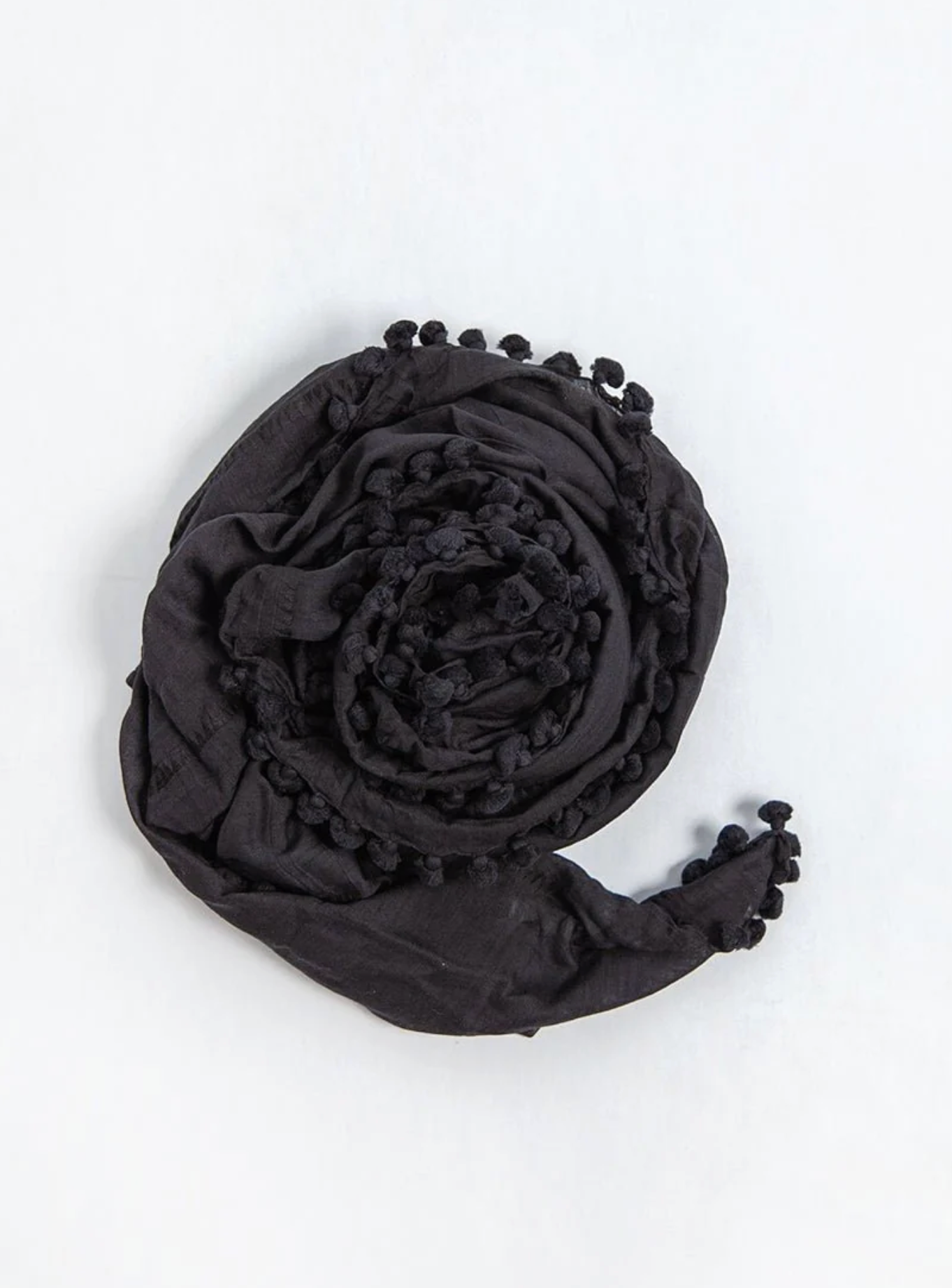 Small Dupatta Black | Matta | MARKET