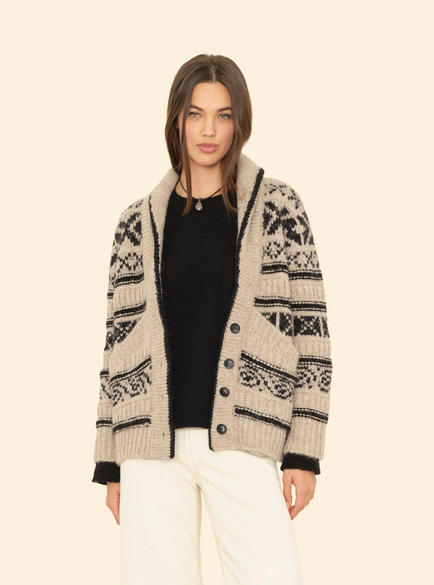 Vail cardi in oatmeal | Xirena | MARKET