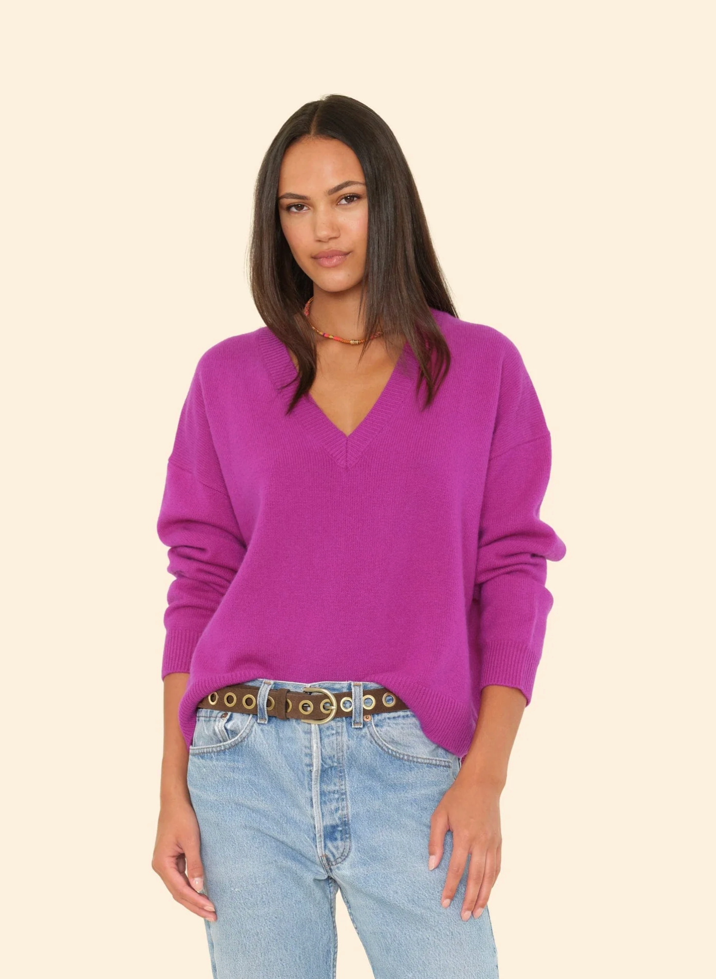Jodie sweater in electric violet | Xirena | MARKET