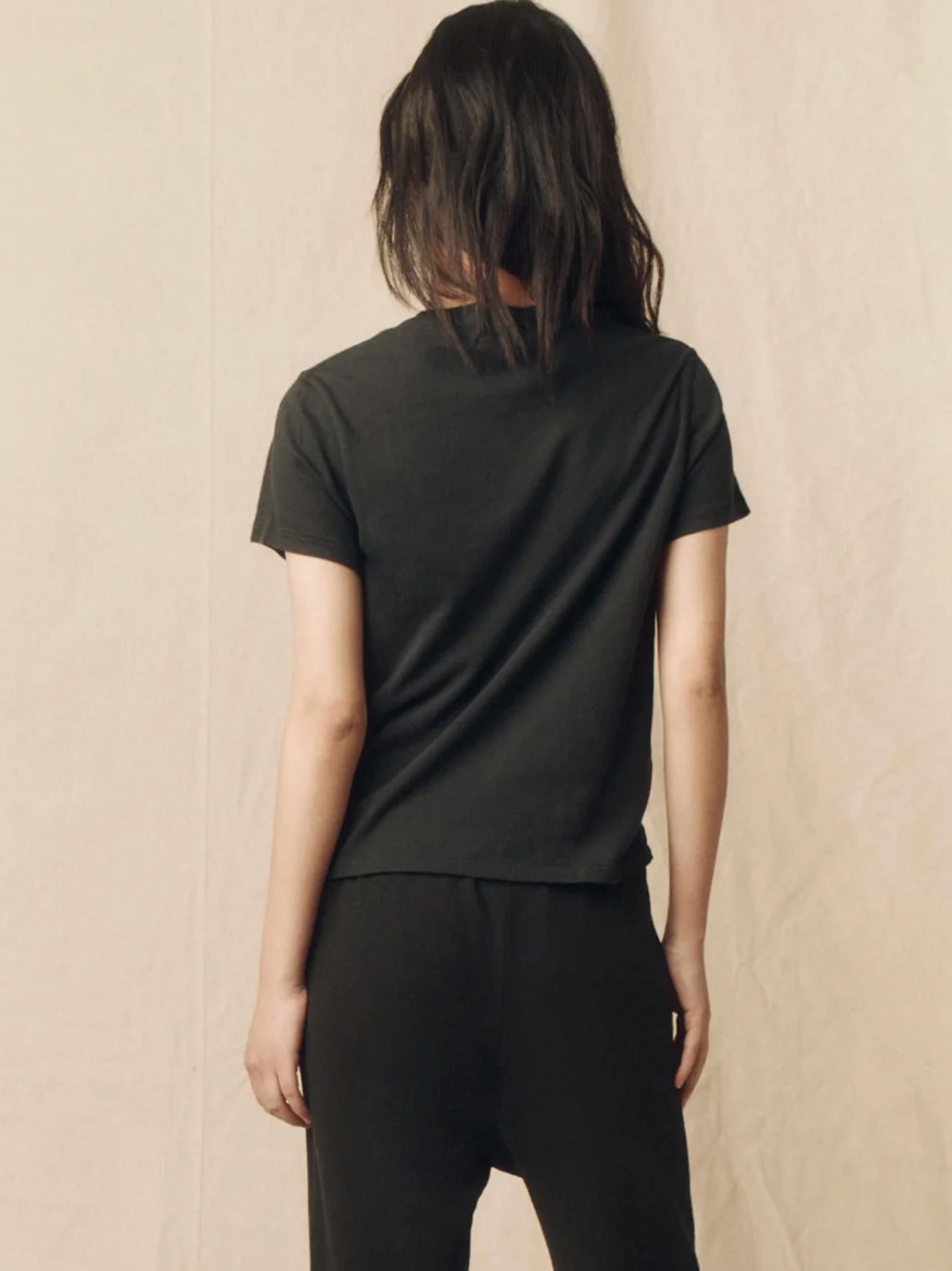 The Little Tee in almost black | The Great | MARKET