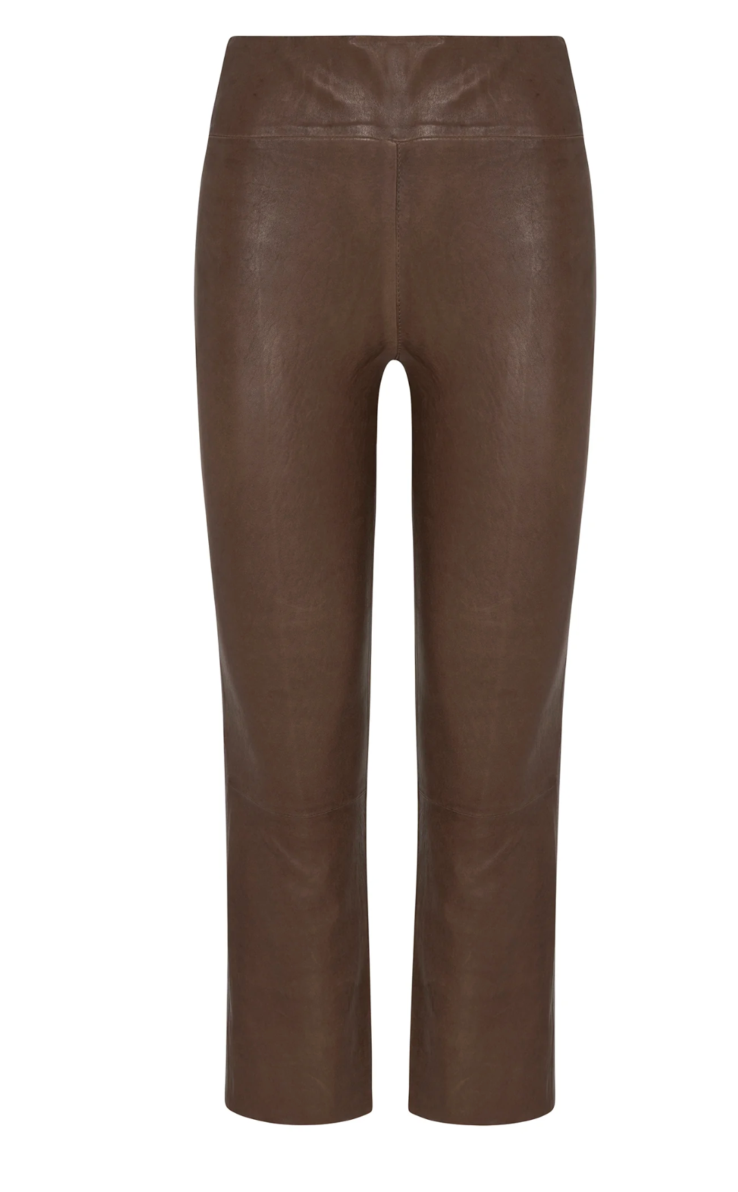 Leather crop flare truffle | SPRWMN | MARKET