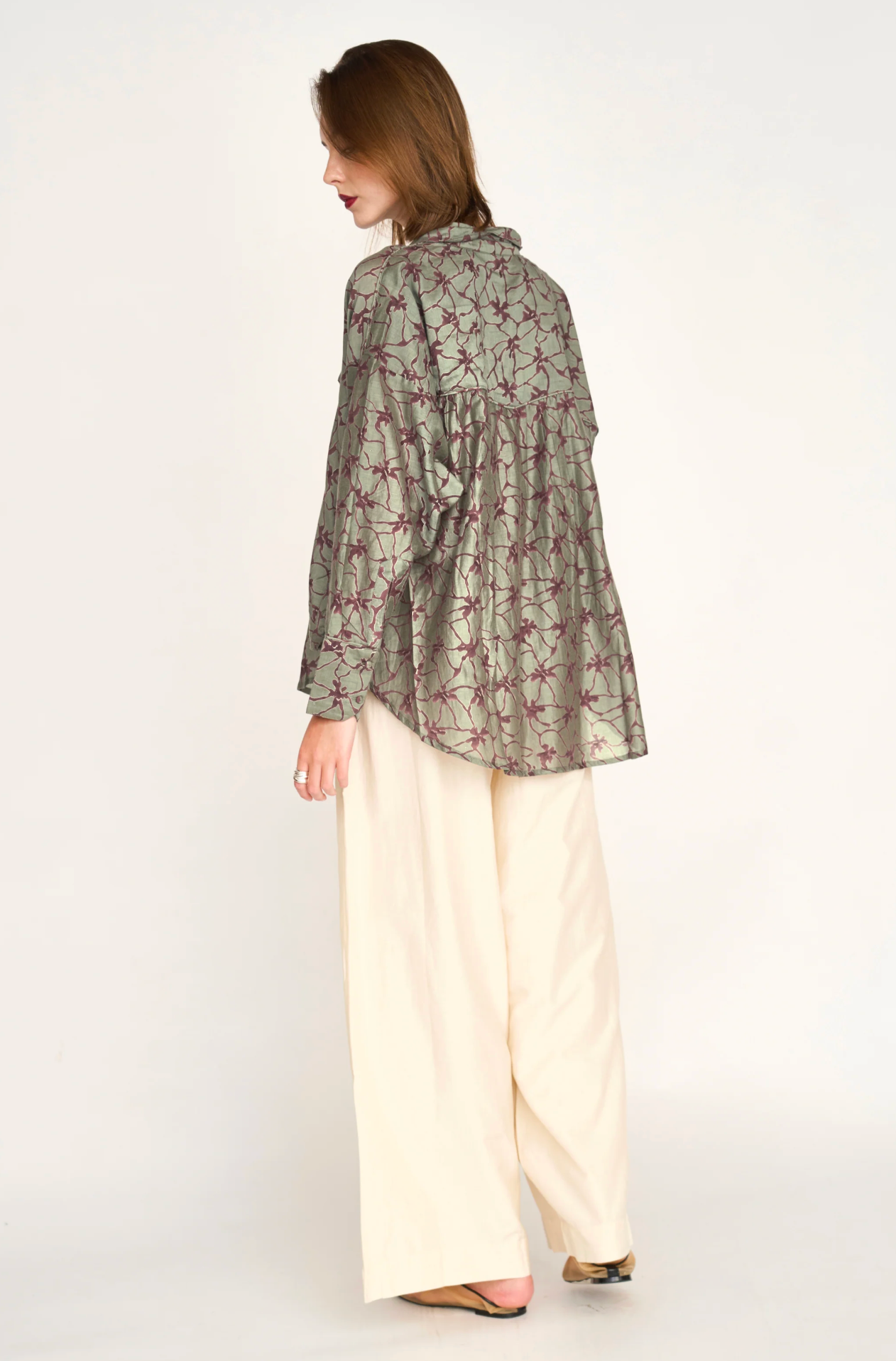 Kyoto shirt in shadow kudzu | Mirth | MARKET