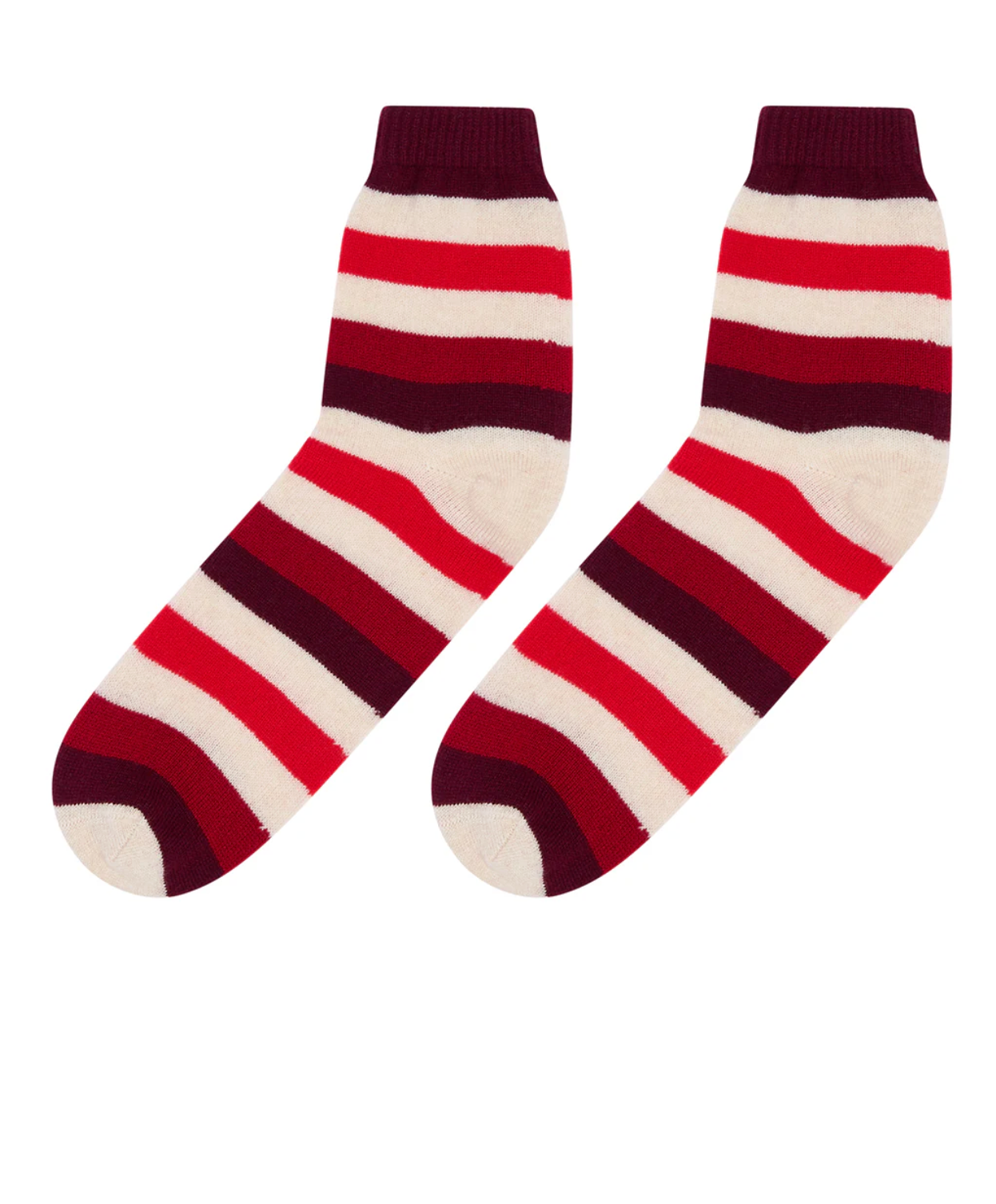 Gradient stripe socks