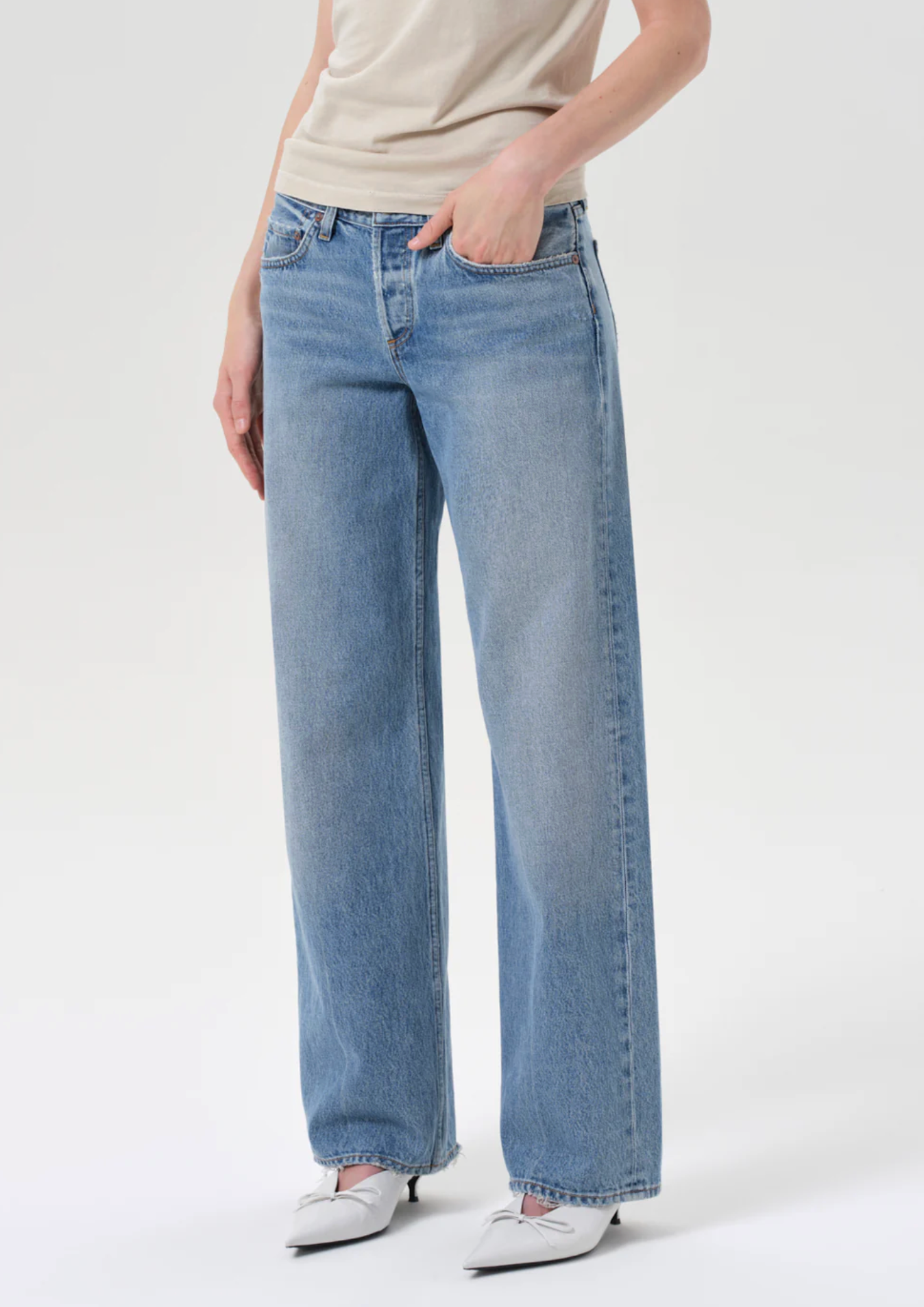 Low Rise loose in vault | AGOLDE | MARKET