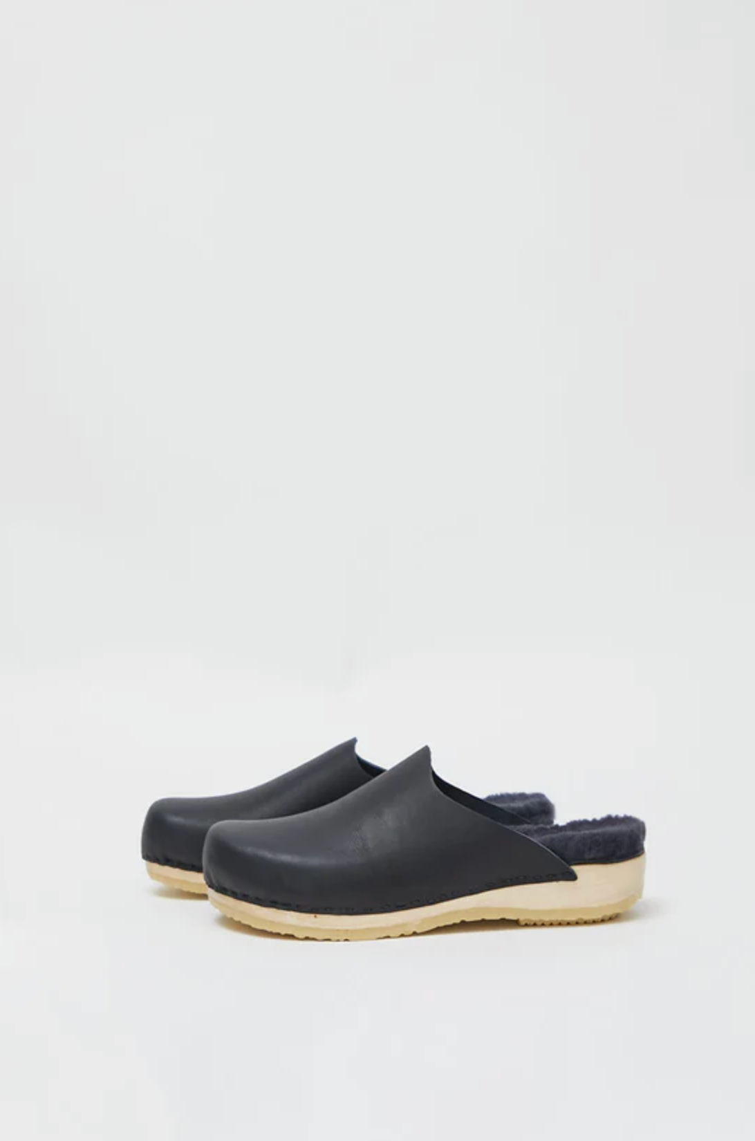 Contour shearling clog | No.6 | MARKET