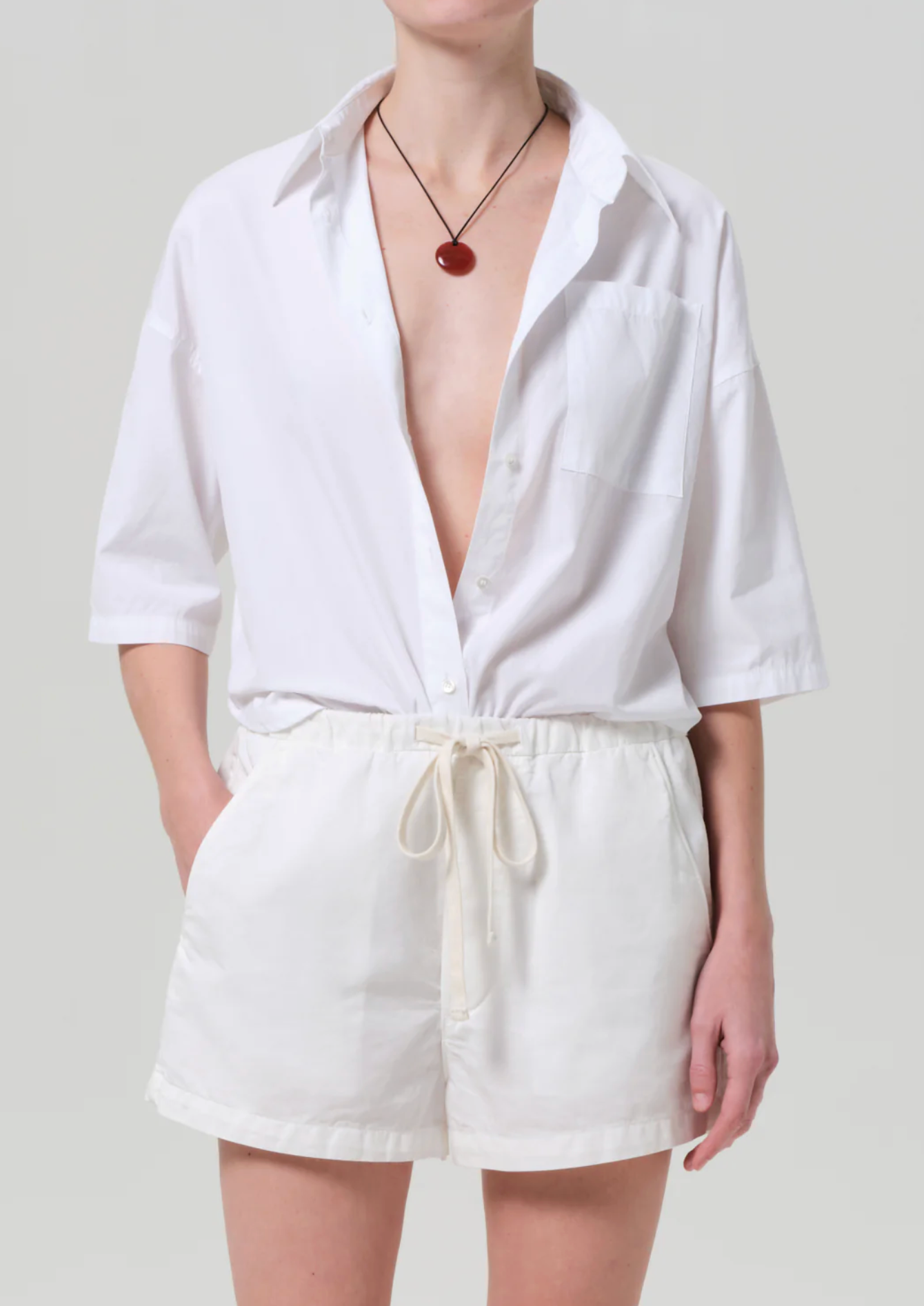 Frances crop shirt white | COH | MARKET