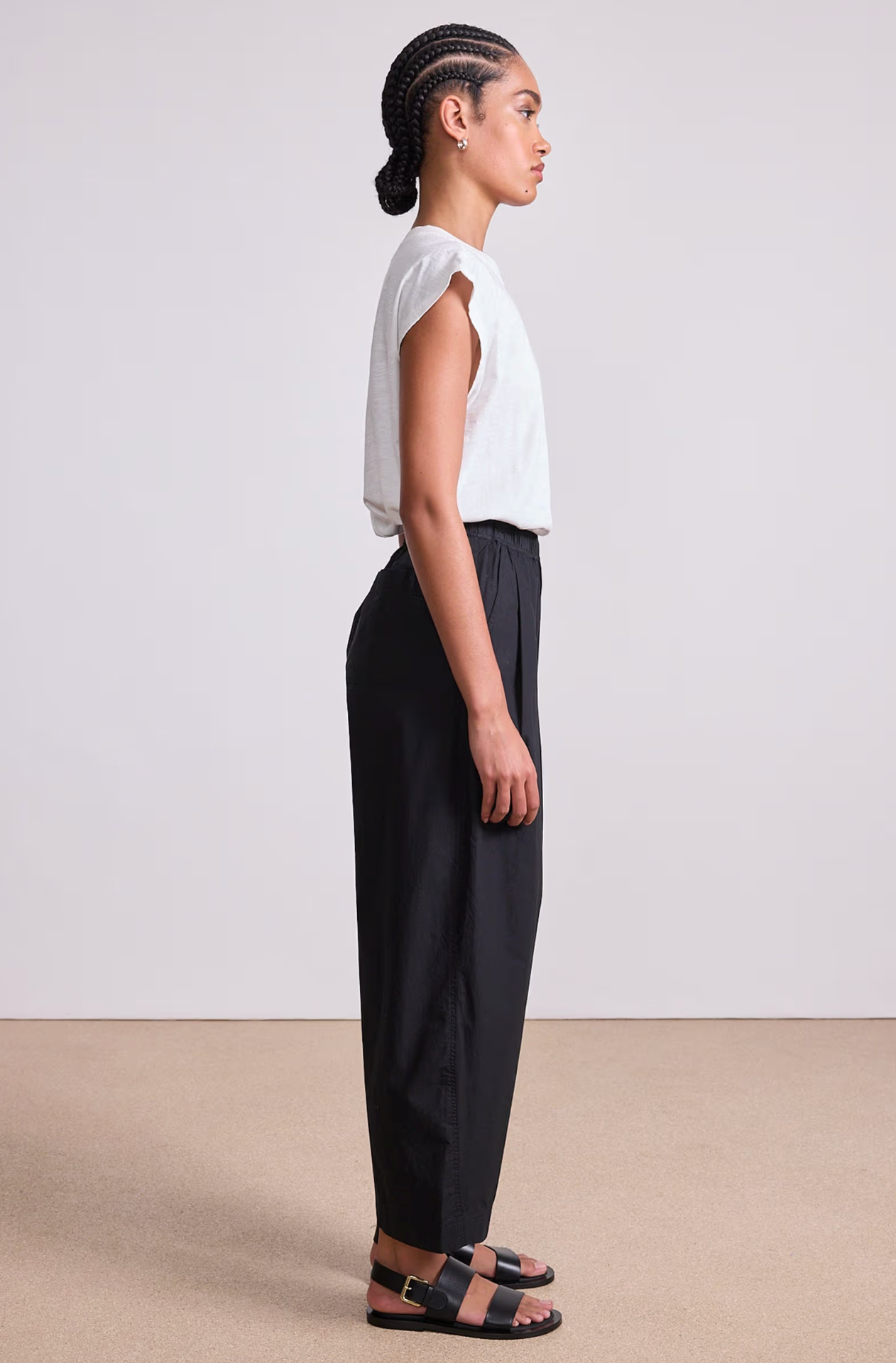 Spa Pleat Pant in Black | Apiece Apart | MARKET