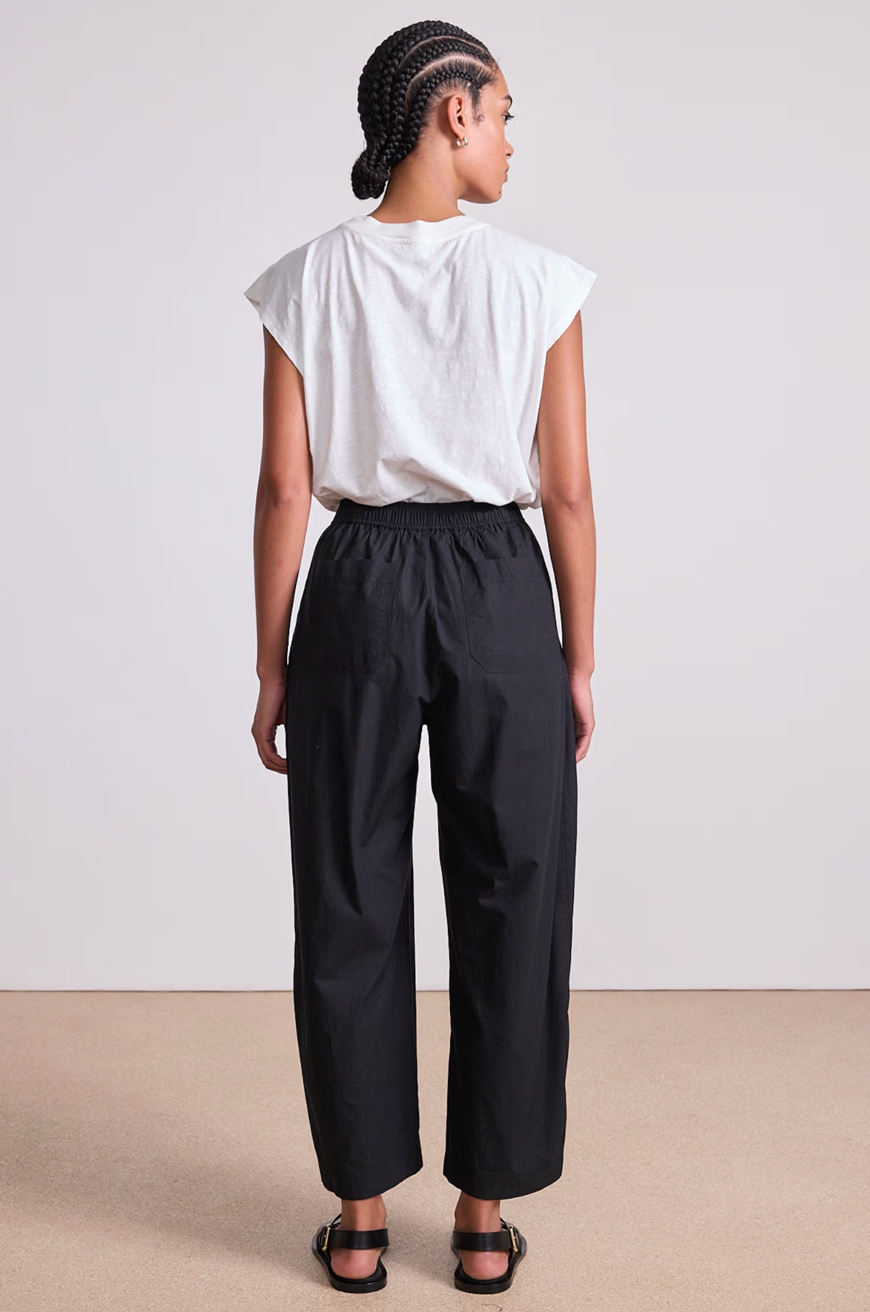 Spa Pleat Pant in Black | Apiece Apart | MARKET