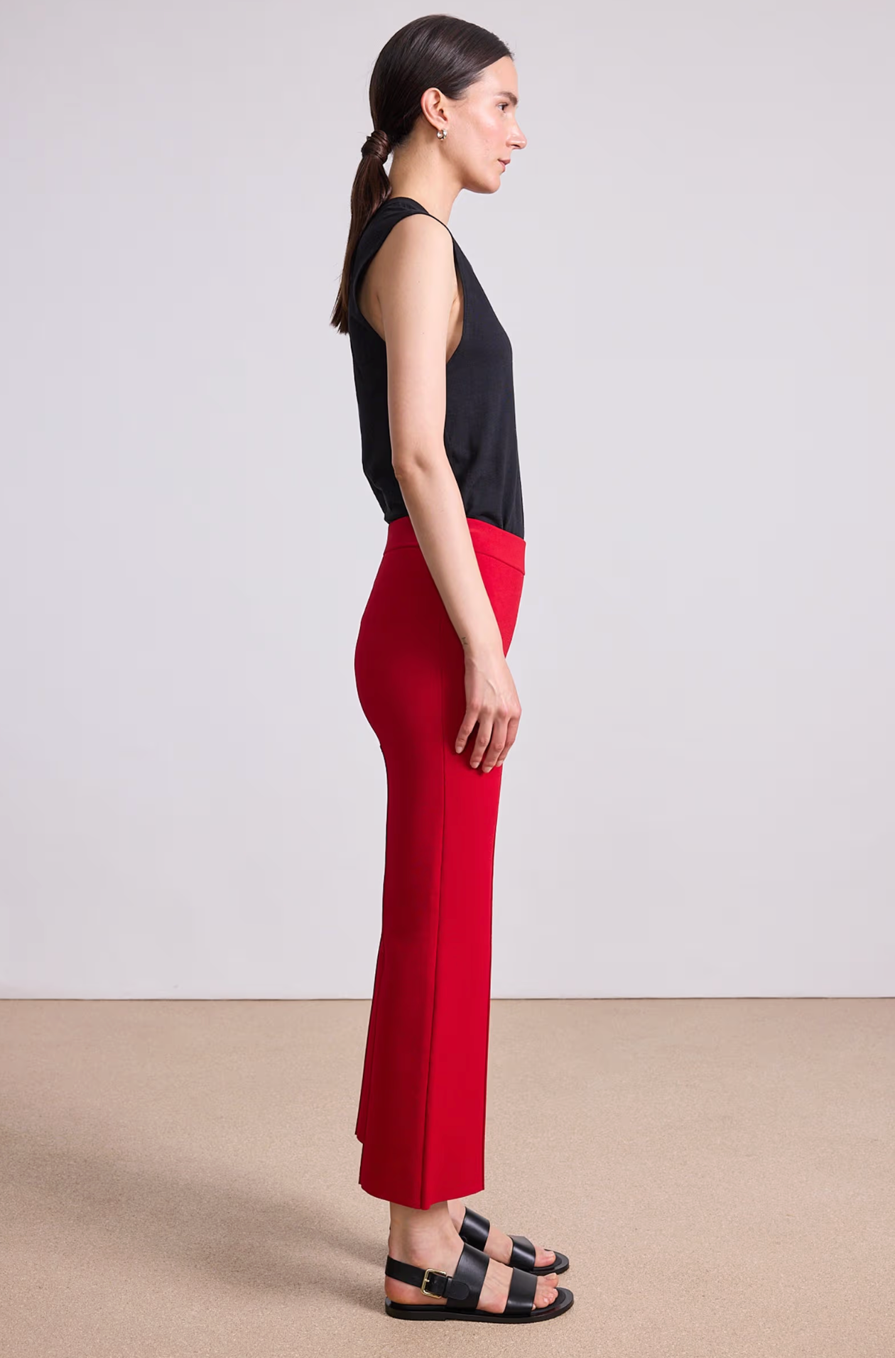 Rene pull-on pant red | Apiece Apart | MARKET
