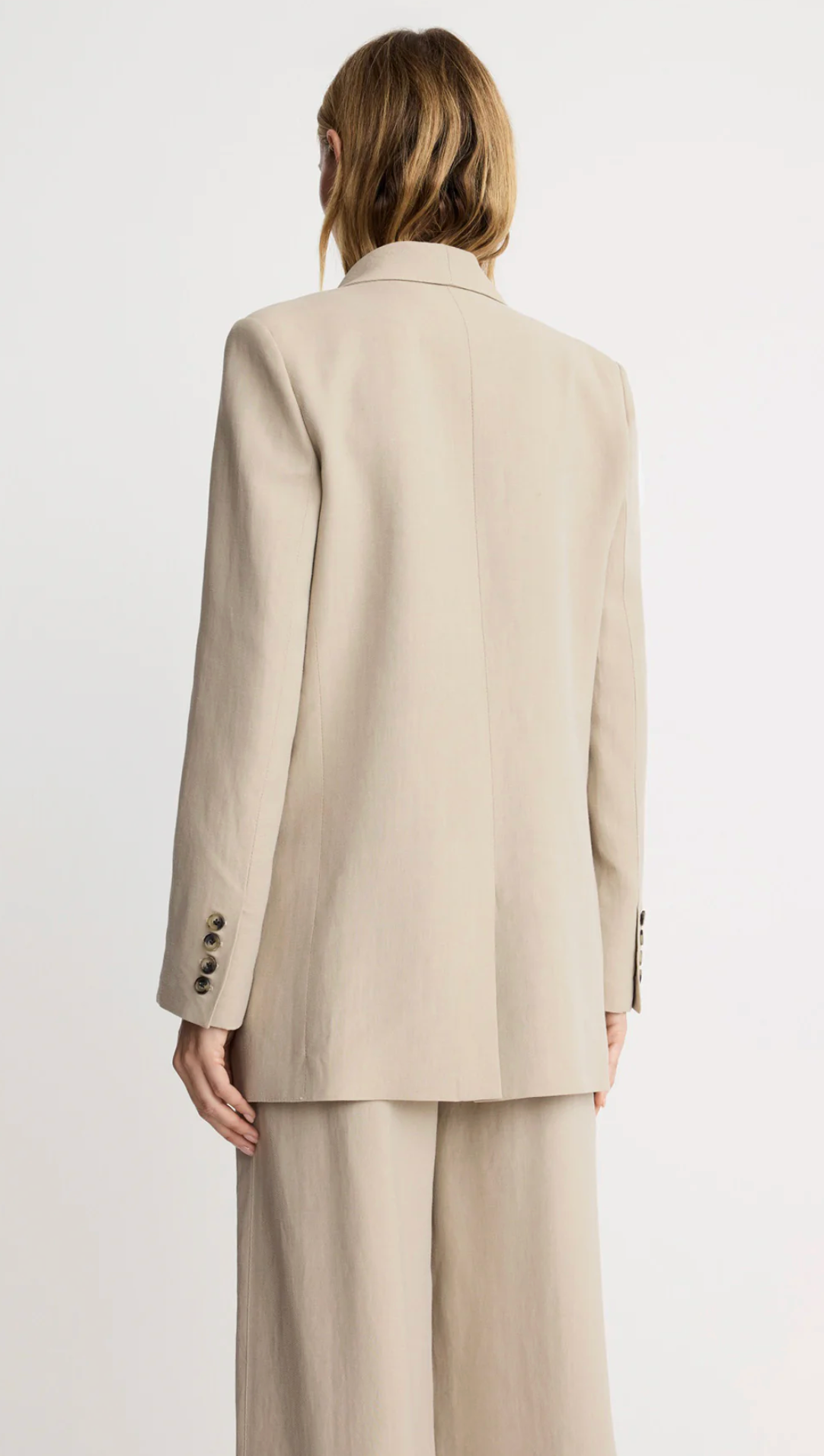 Oversized blazer stone | Smythe | MARKET