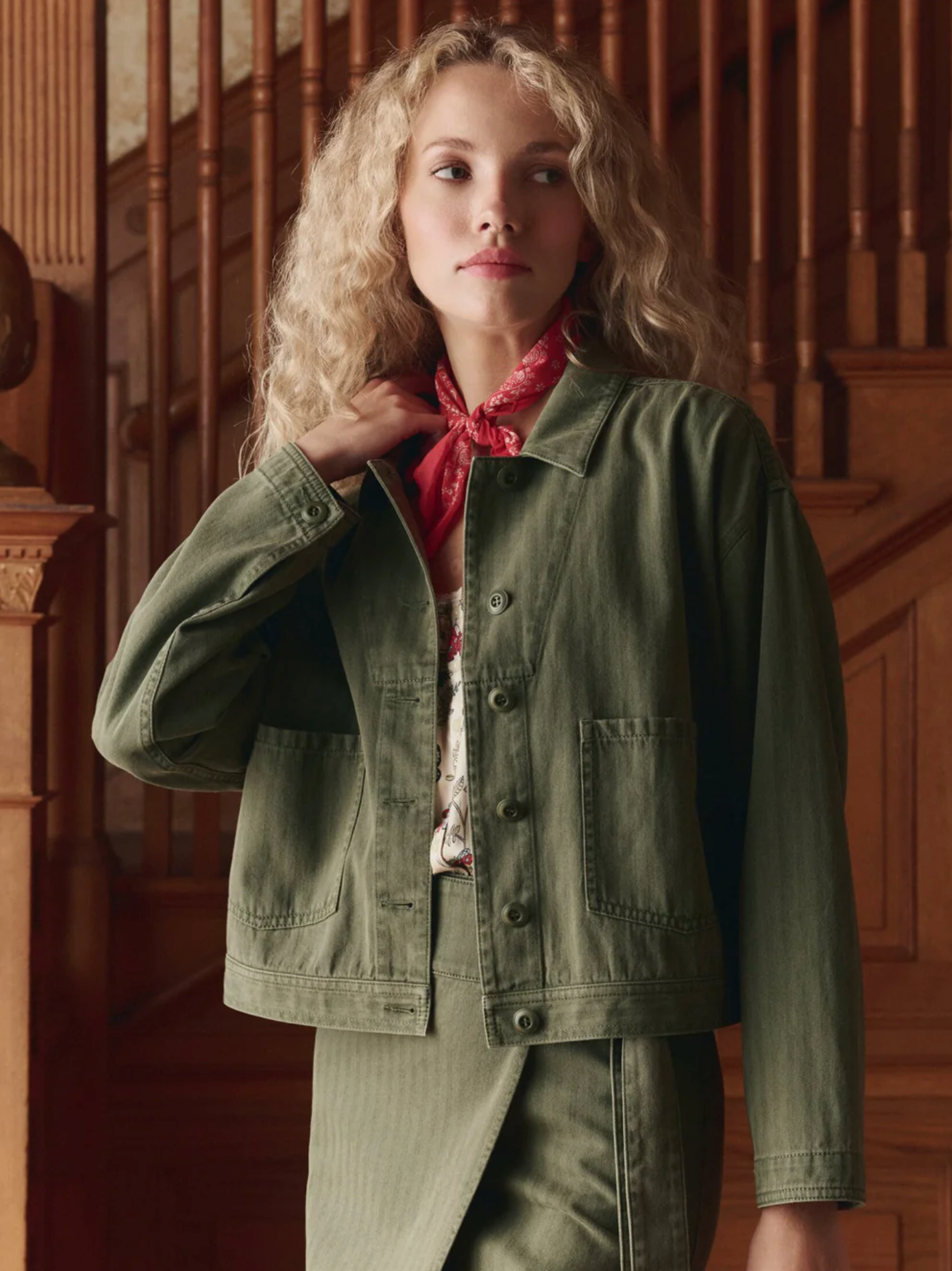 The Rancher Jkt army | The Great | MARKET