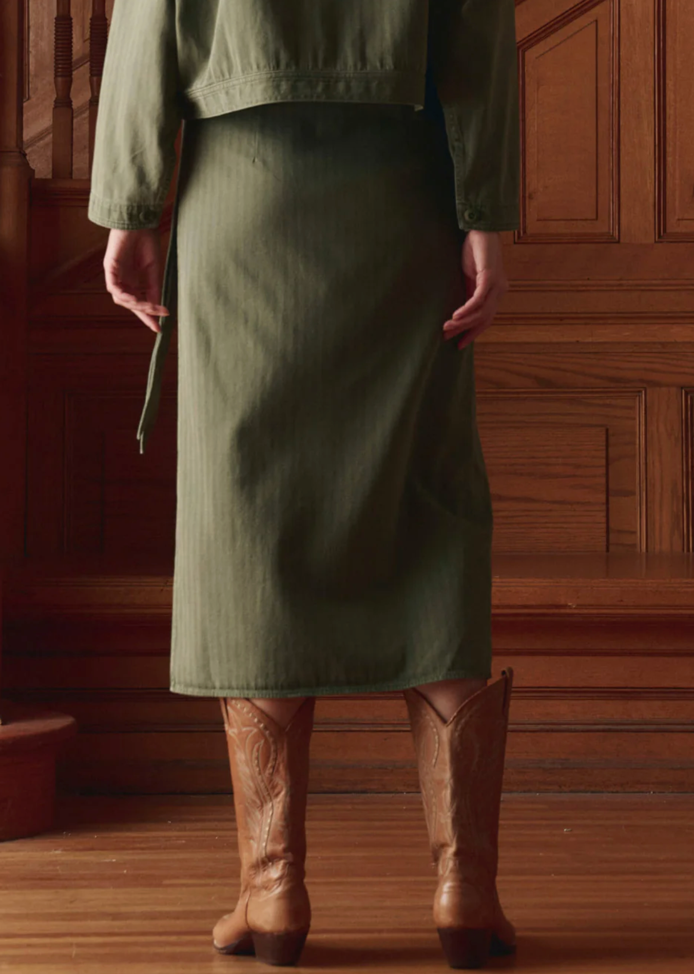 Wrap skirt army | The Great | MARKET