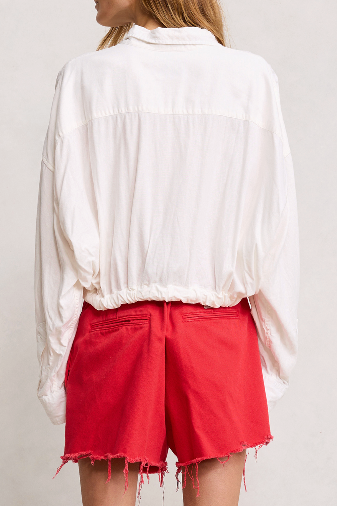 Tie-front shirt