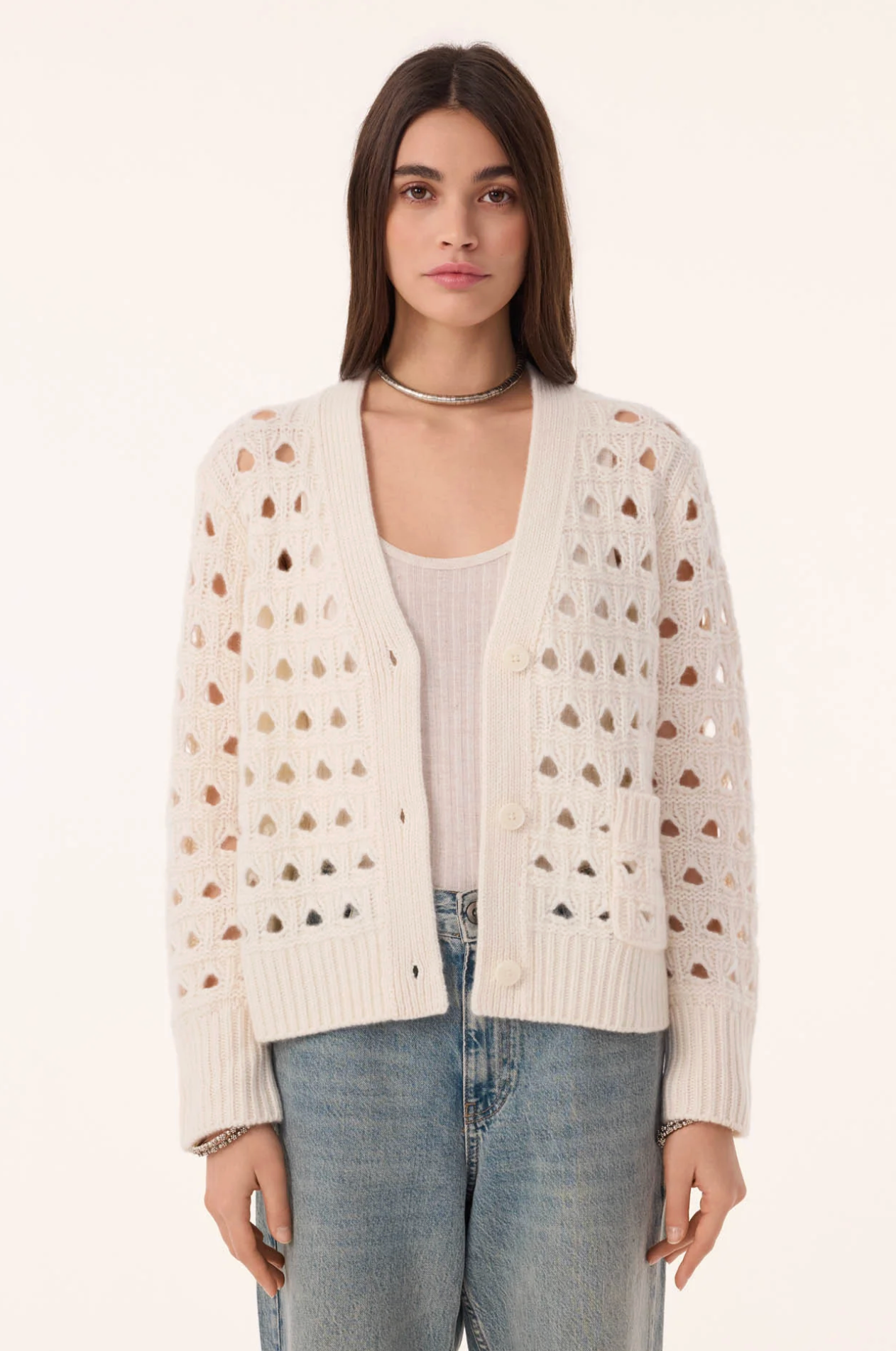 Cardigan white | Kujten | MARKET