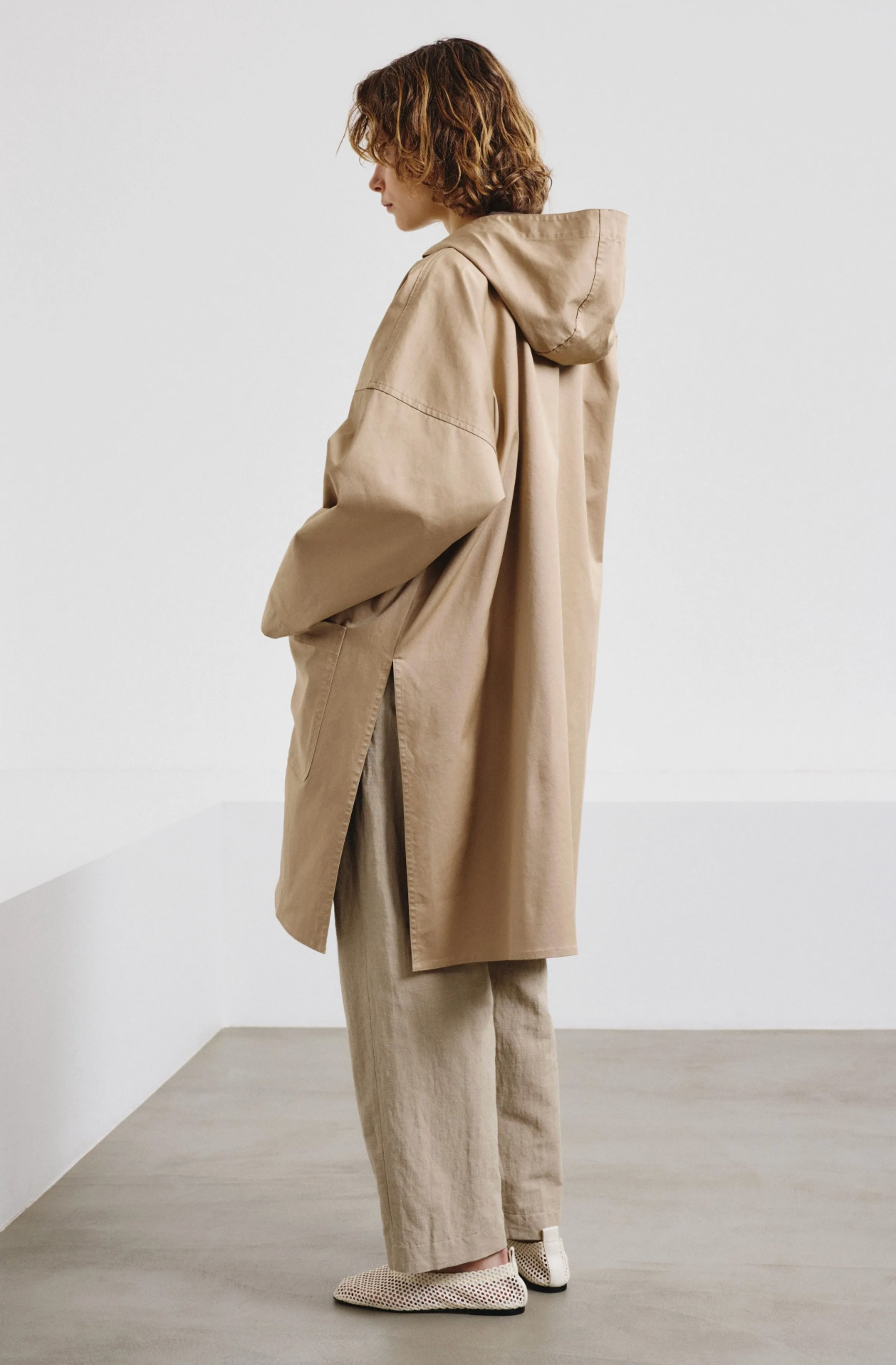 rain cape camel | Pomandere | MARKET