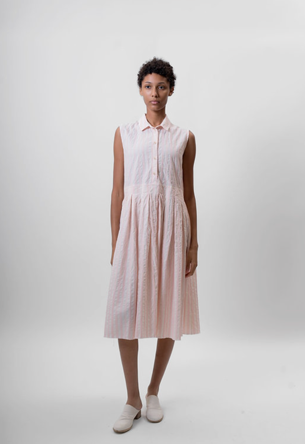 Pink stripe dress | Aequamente | MARKET