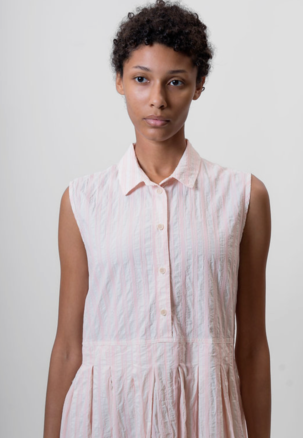 Pink stripe dress | Aequamente | MARKET