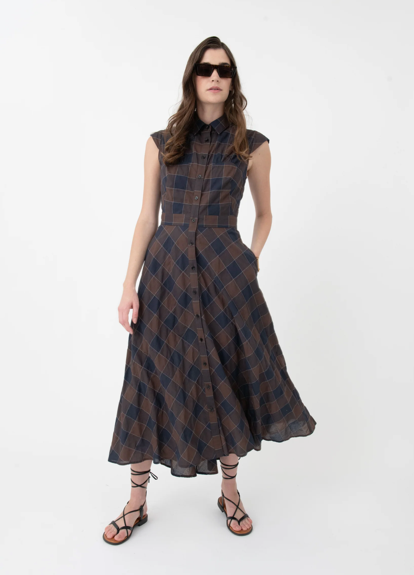 Sweetheart shirtdress madras | Heather Harlan | MARKET