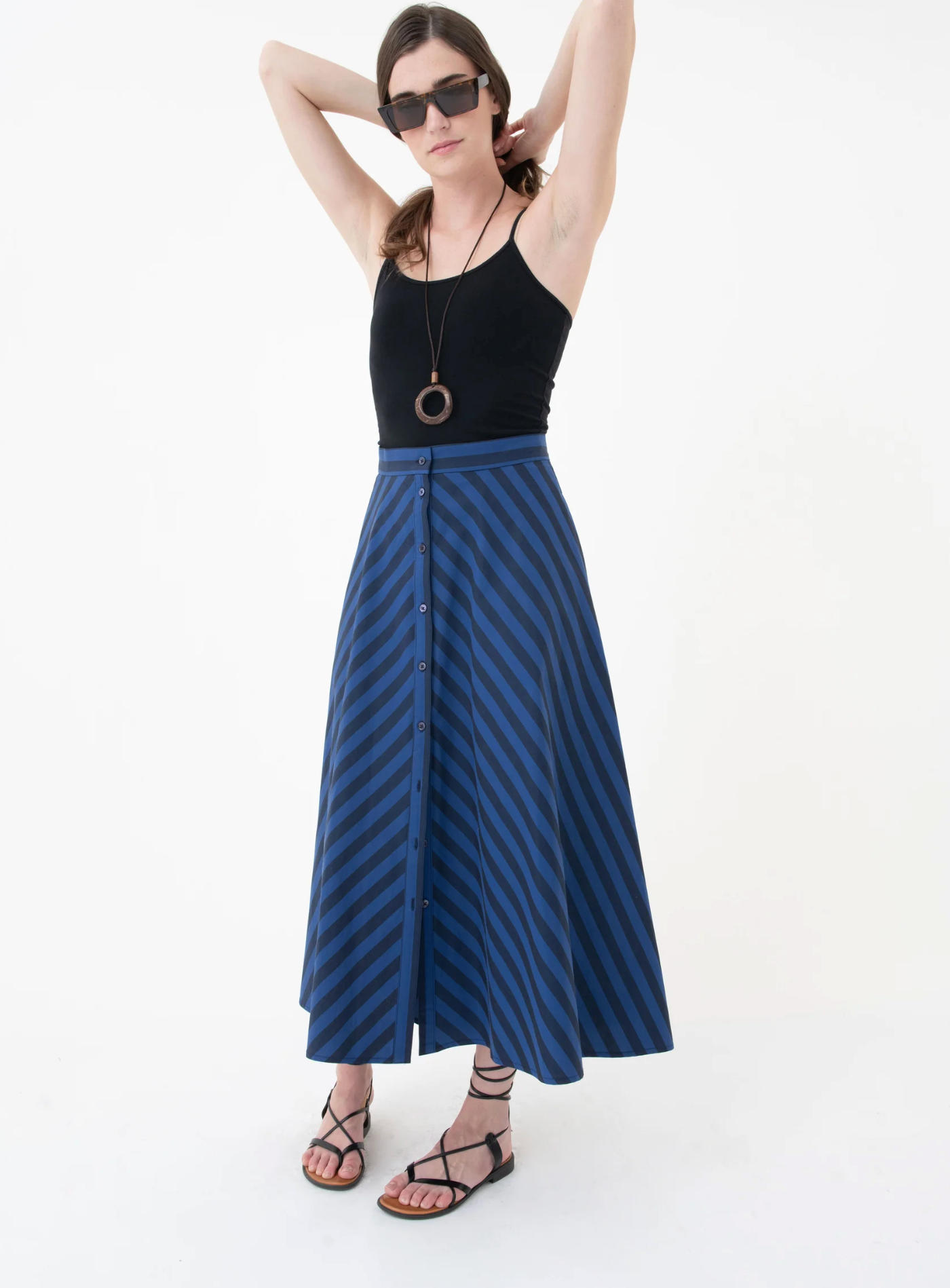 Awning stripe skirt | Heather Harlan | MARKET
