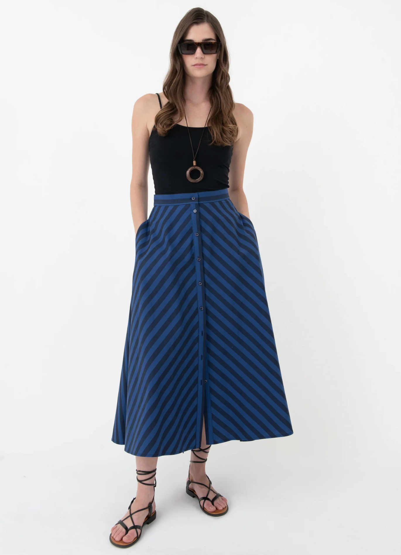 Awning stripe skirt | Heather Harlan | MARKET