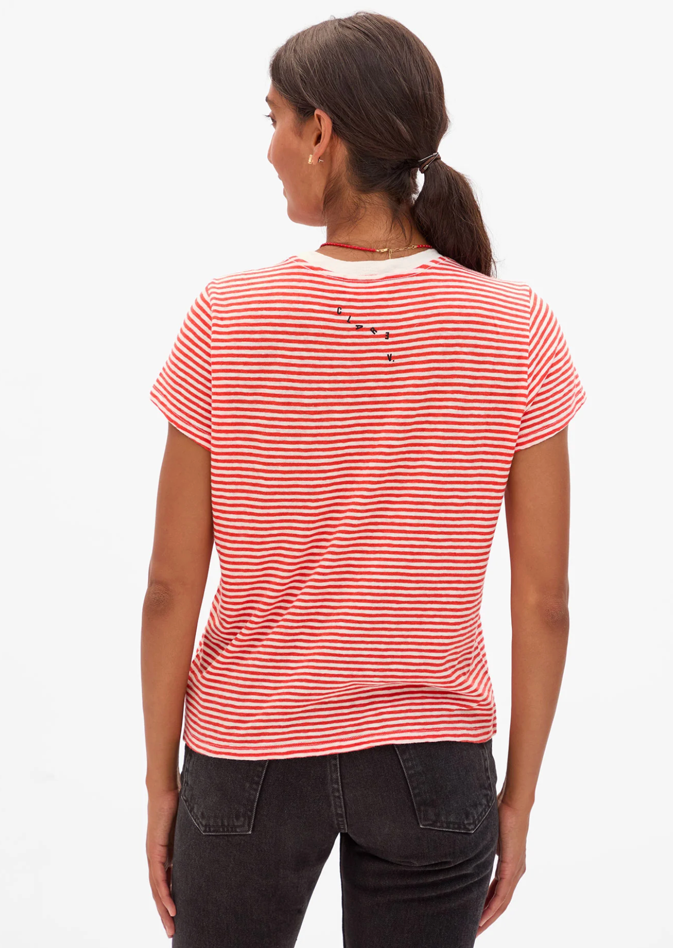Linen blend stripe | Clare V | MARKET 