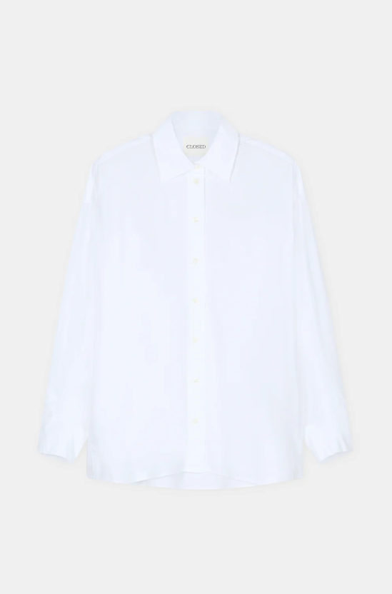Cape shirt white | Closed | MARKET