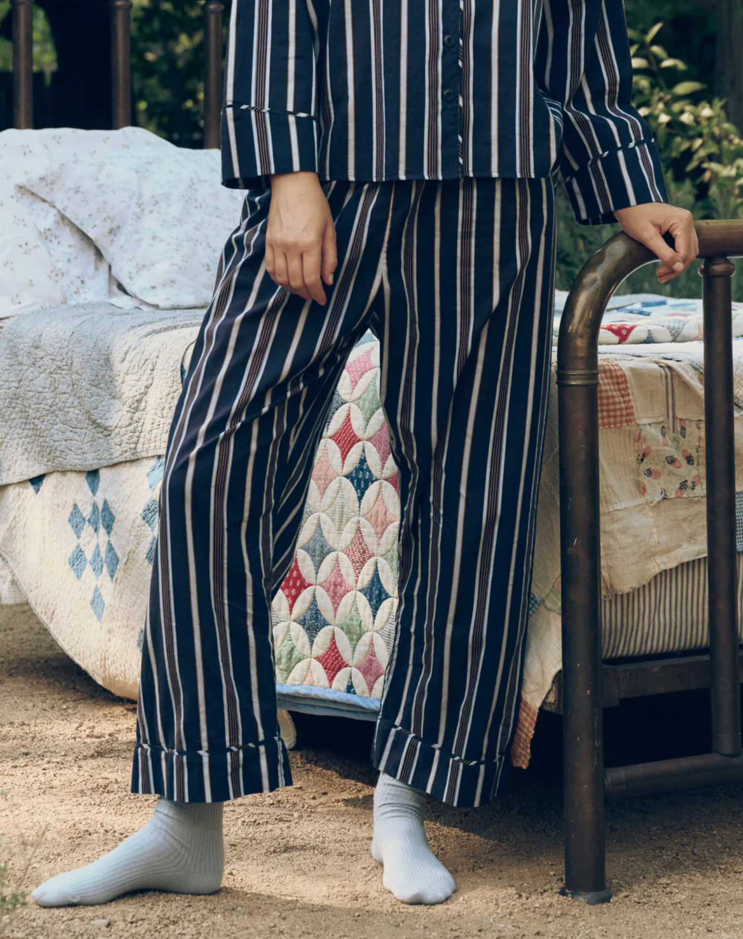 Easy sleep pant stripe | The Great  MARKET