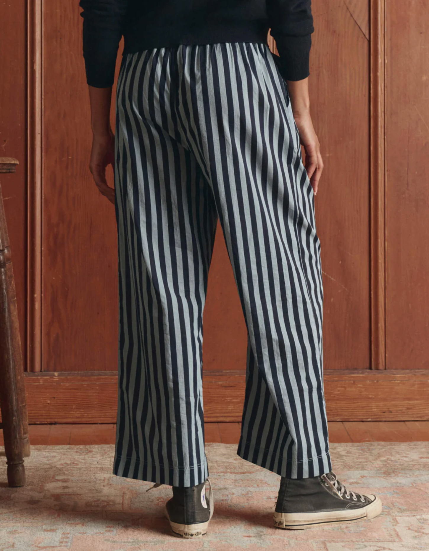 Everyday pullon pant stripe | The Great | MARKET