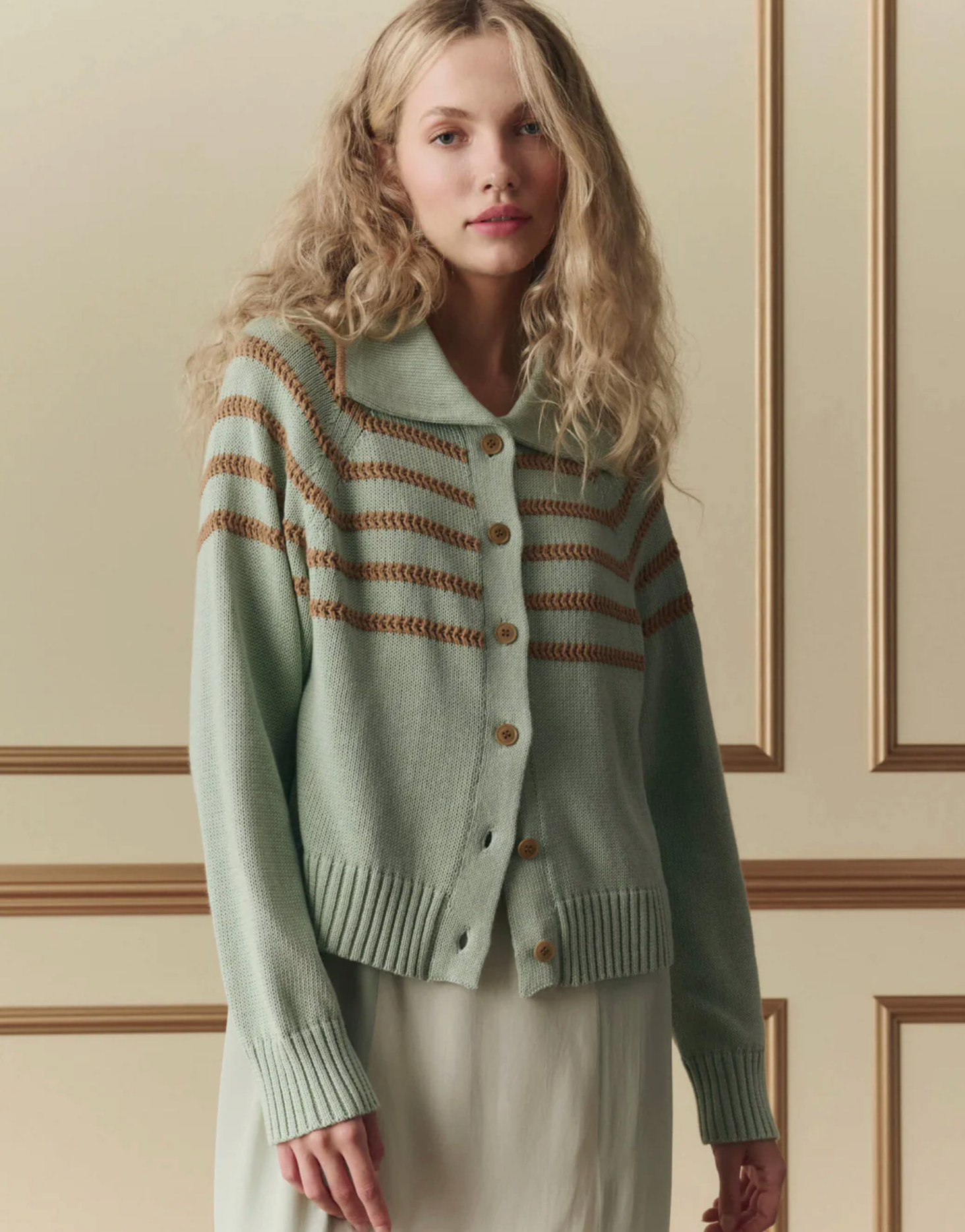 Scholar cardi stripe | The Great | MARKET
