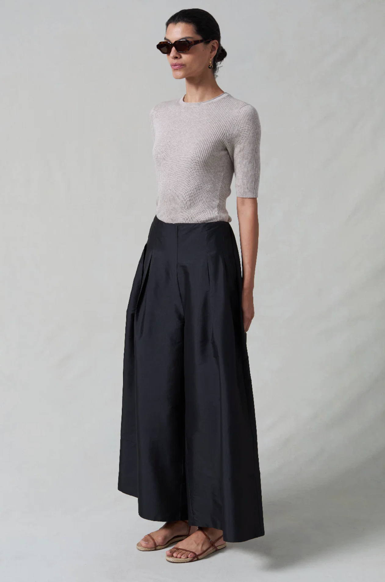 wide leg pant black | Chan Luu | MARKET