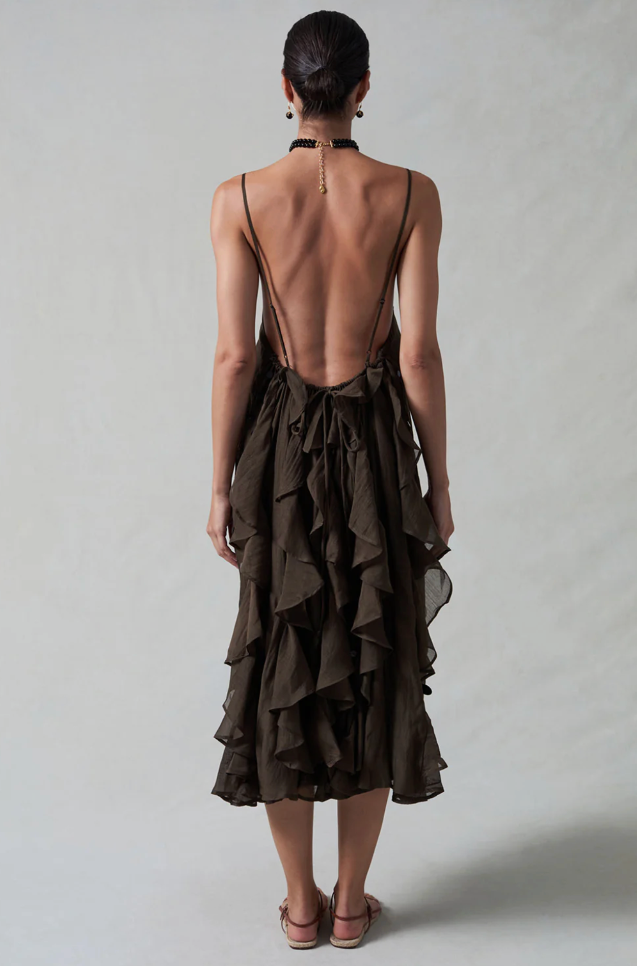 Bustle back dress
