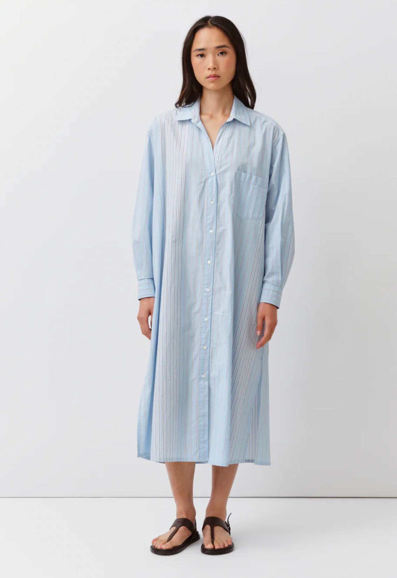 Mixed stripe dress | Diega | MARKET