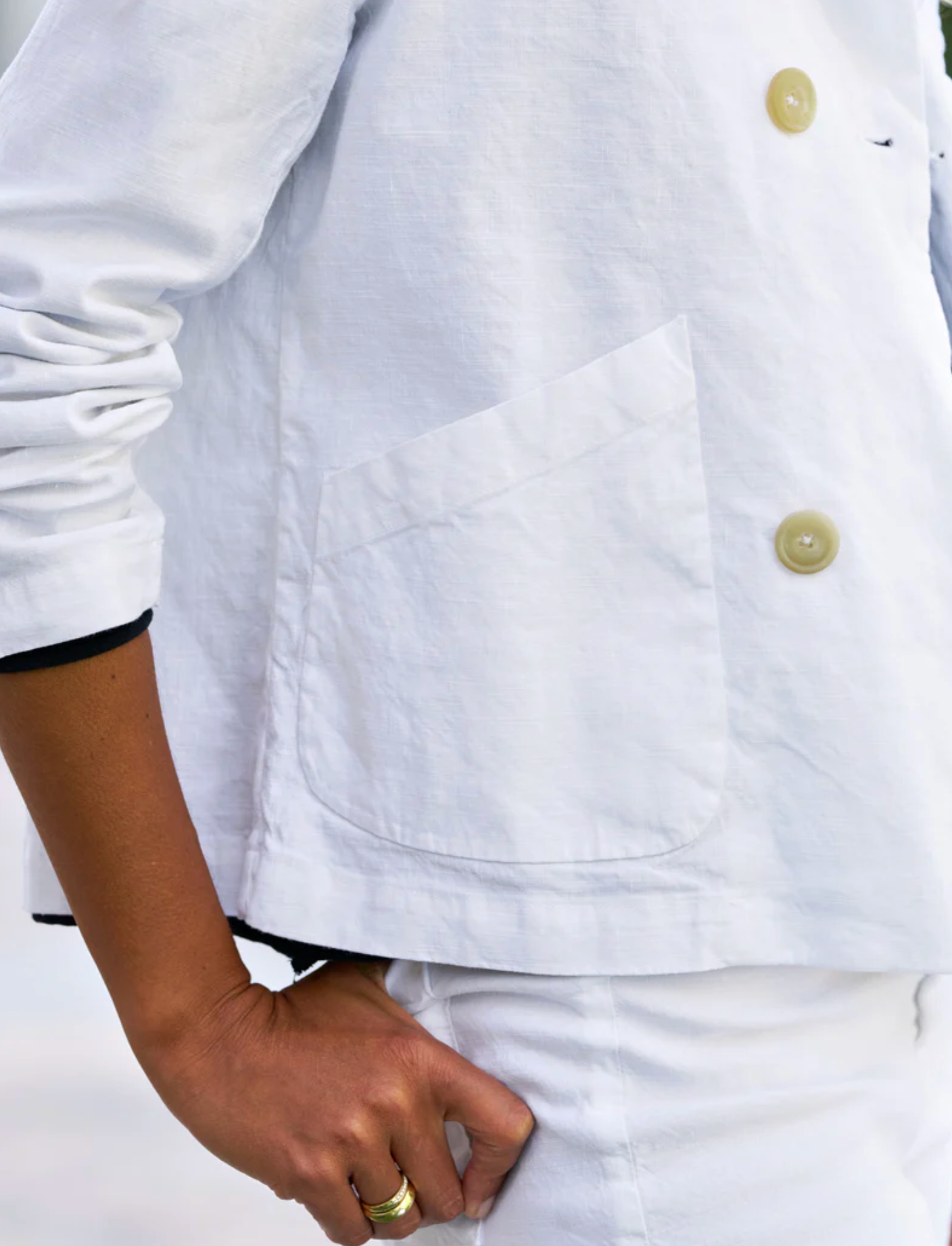 Mini belfast performance linen white | Frank & eileen | MARKET