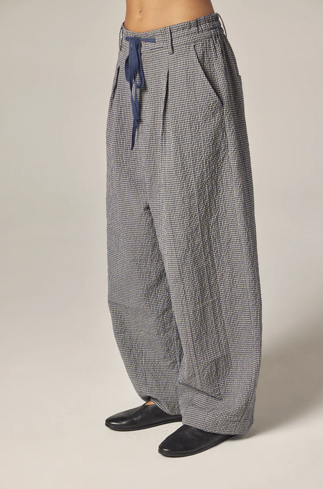 Navy/cream pant | Amente | MARKET