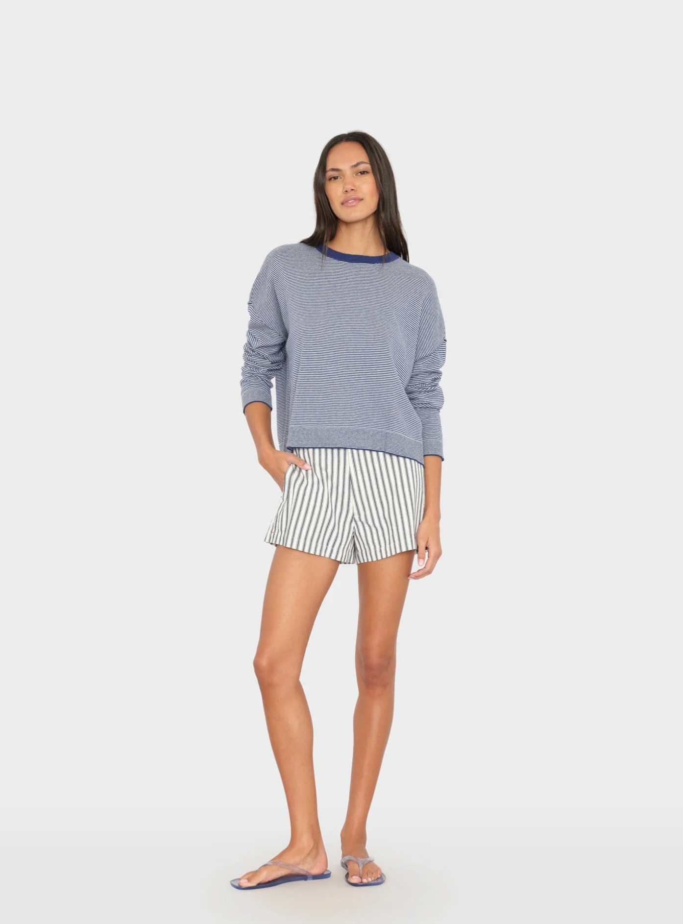 Zane short blue stripe | Xirena | MARKET 