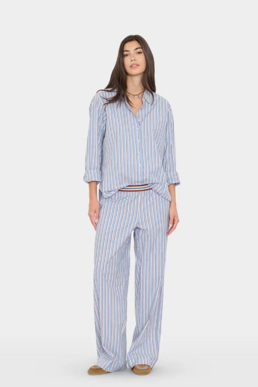 Alto Pant blue cedar stripe | Xirena | MARKET