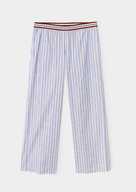 Alto Pant blue cedar stripe | Xirena | MARKET