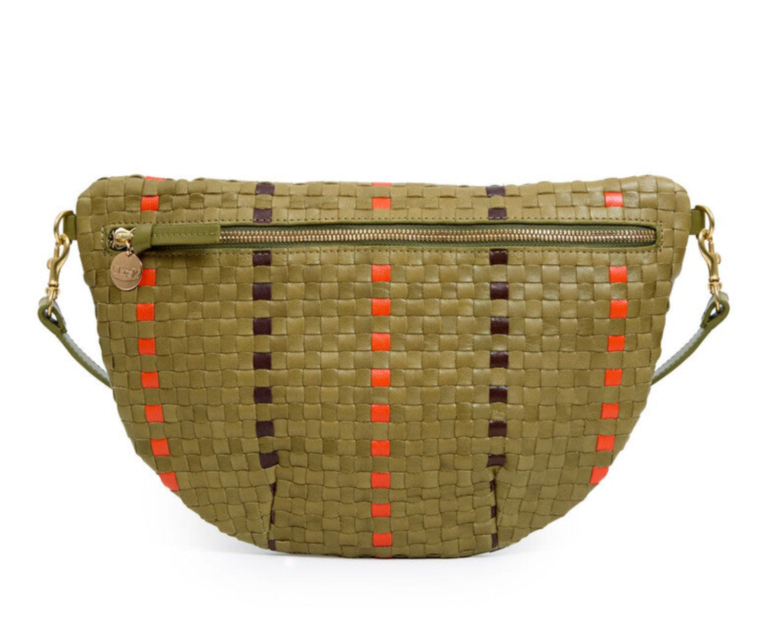 Grande Fanny olive stripe | Clare v  | MARKET