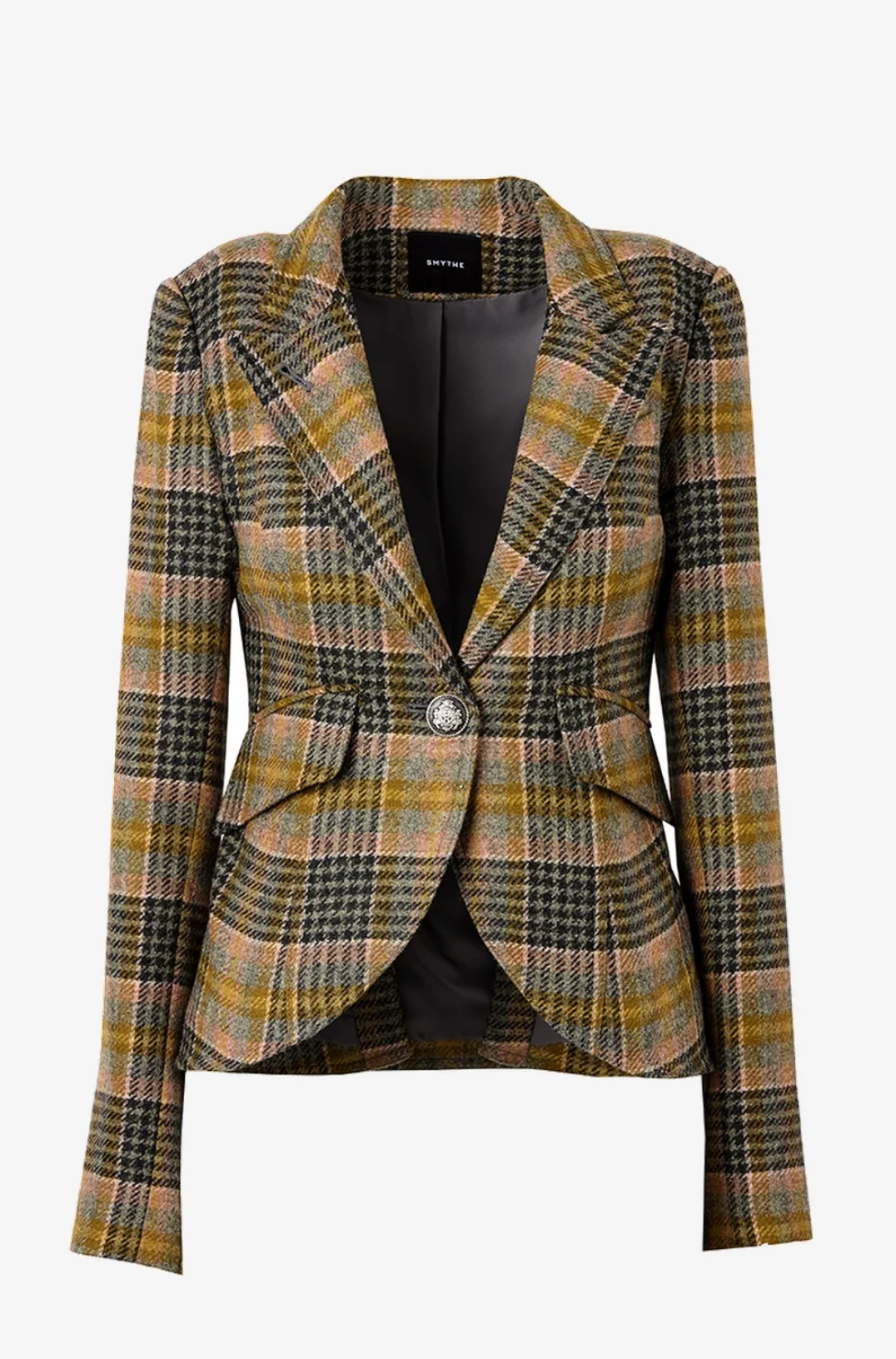 One Button Blazer plaid | Smythe | MARKET